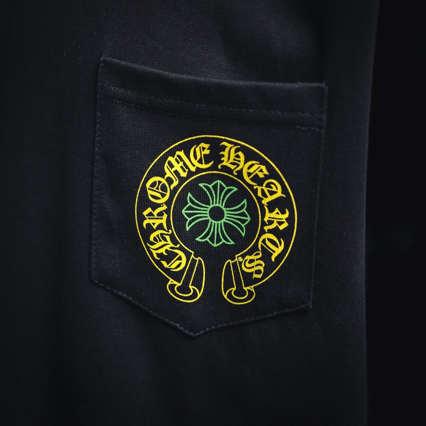 CHROME HEARTS/克罗心CH 十字架印花短袖T恤