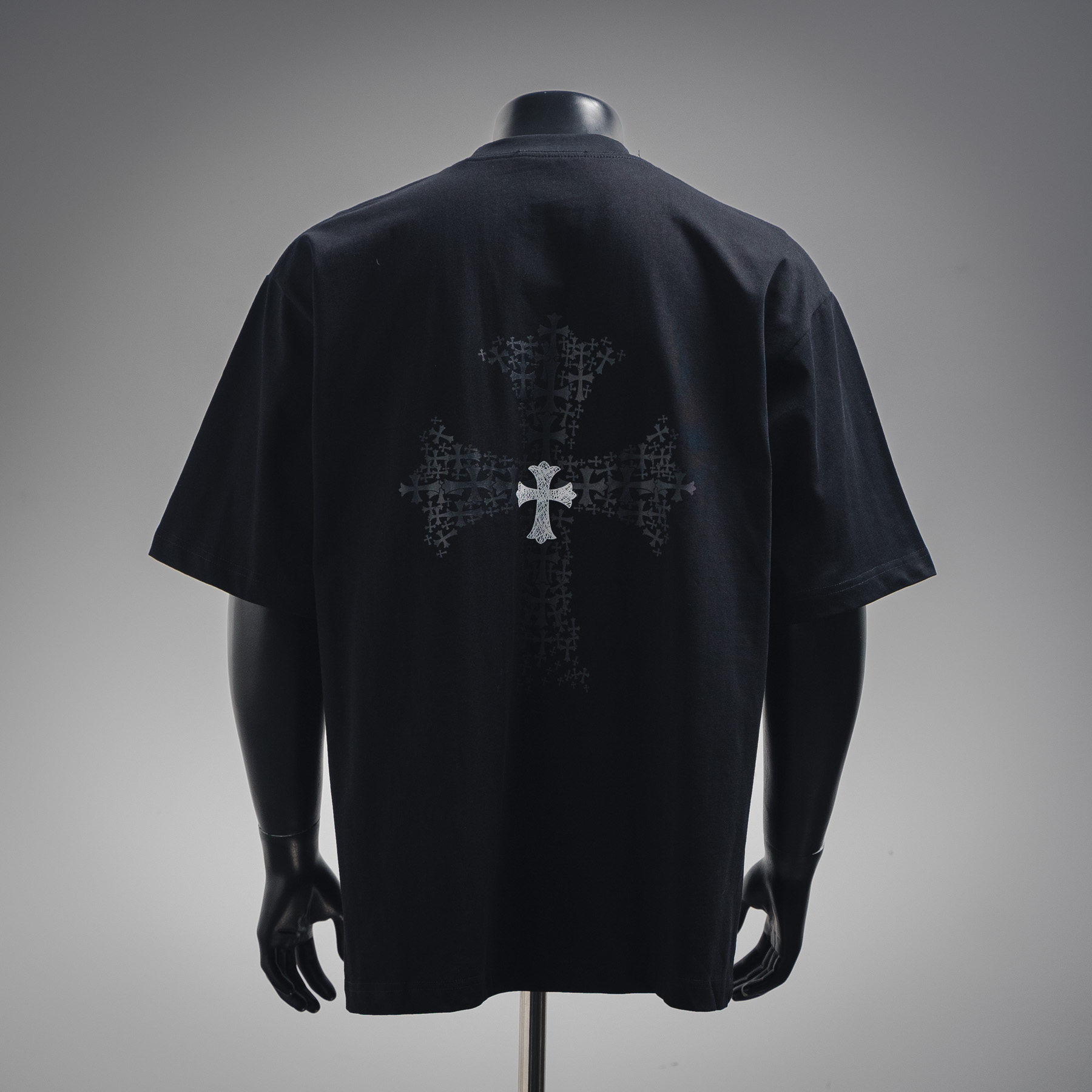 Chrome Hearts/克罗心 25ss皮标十字架短袖T恤