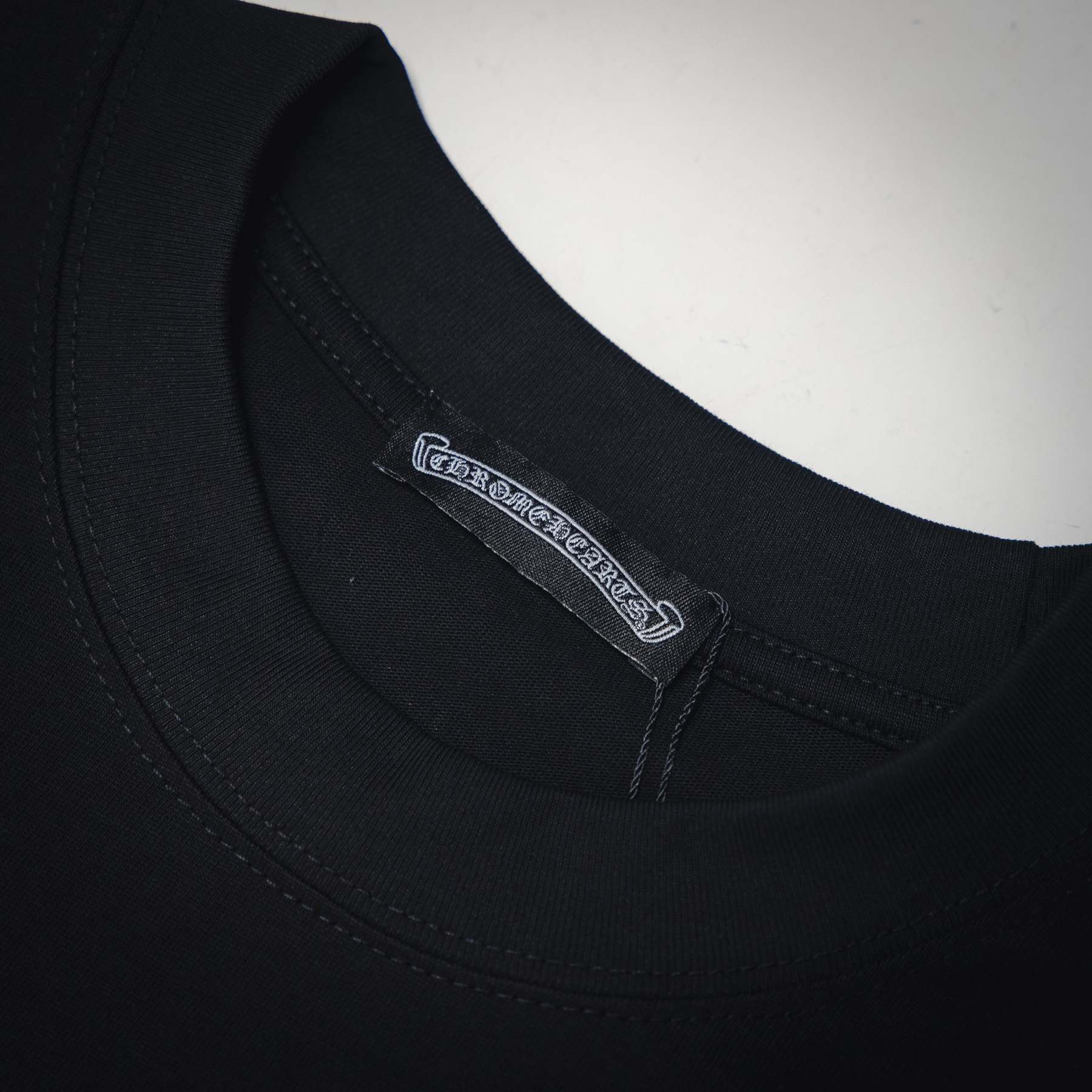 Chrome Hearts/克罗心 25ss皮标十字架短袖T恤