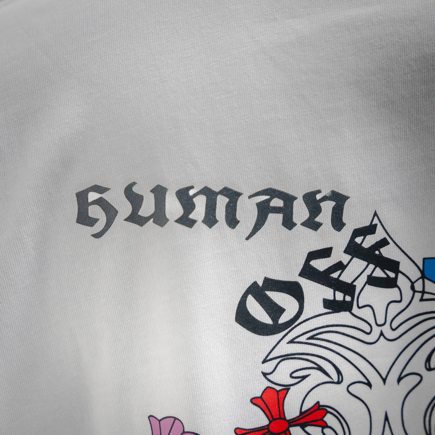 CHROME HEARTS/克罗心CH 胸前梵文印花短袖T恤
