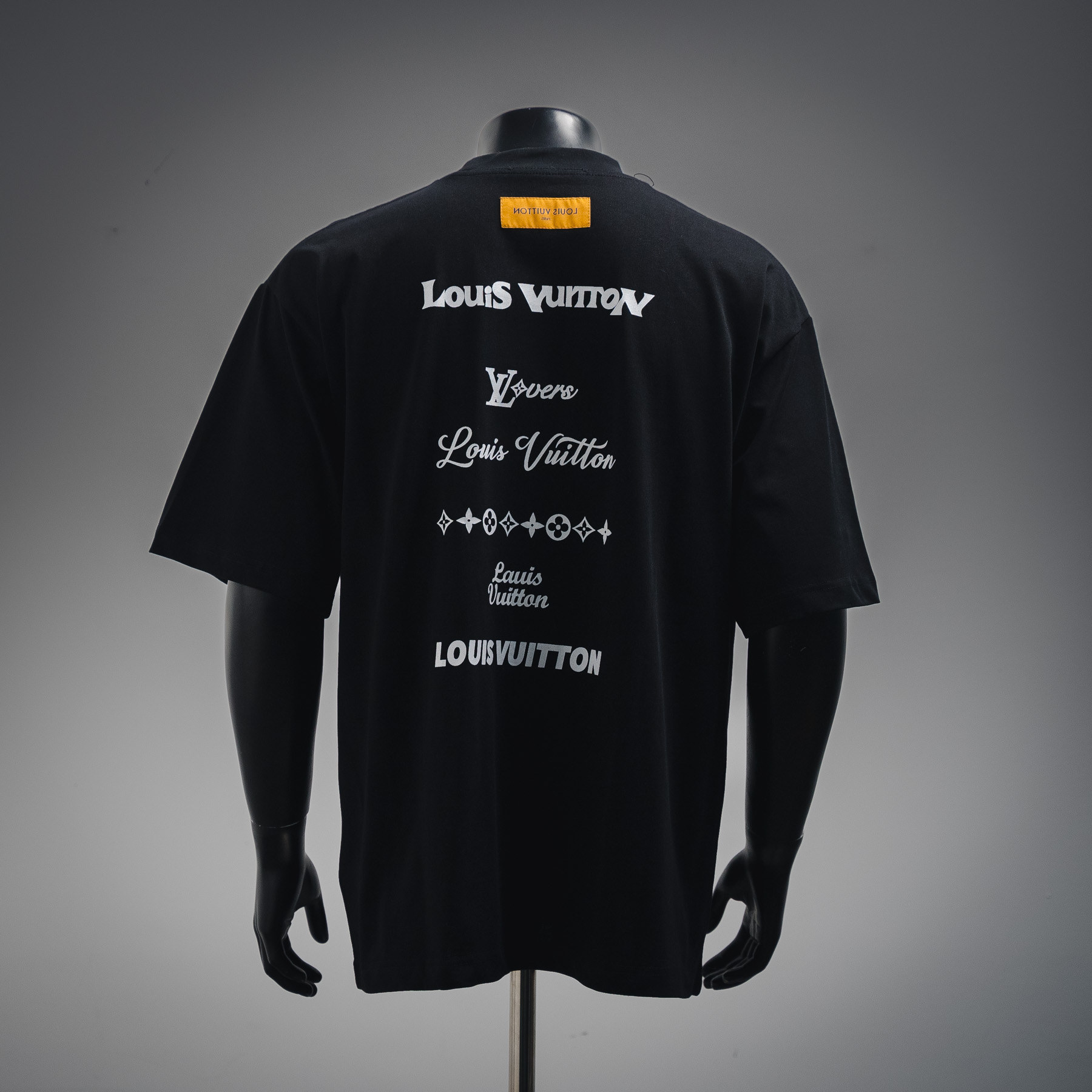 Louis Vuitton/路易威登 25ss 胸口圆圈字母印花短袖