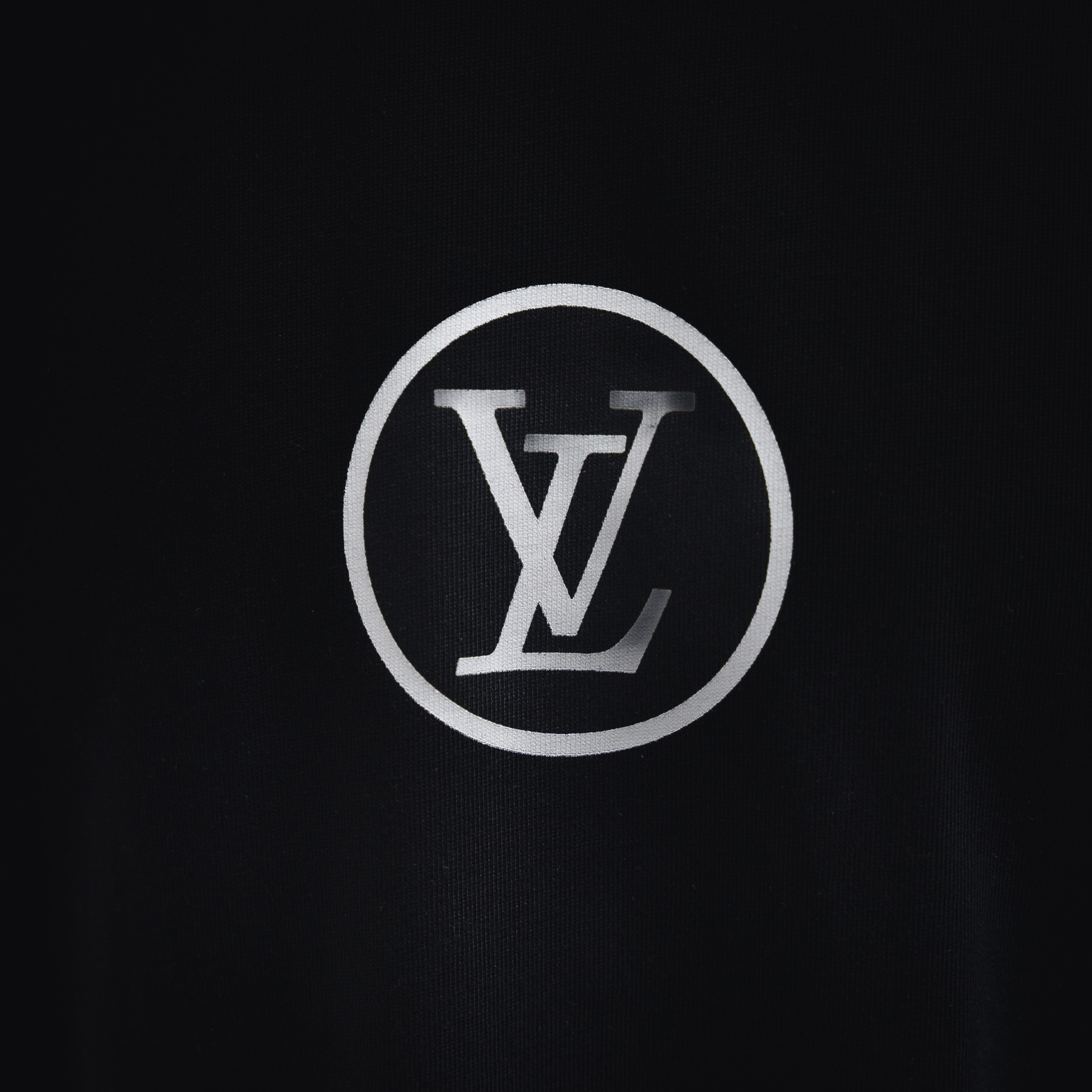 Louis Vuitton/路易威登 25ss 胸口圆圈字母印花短袖