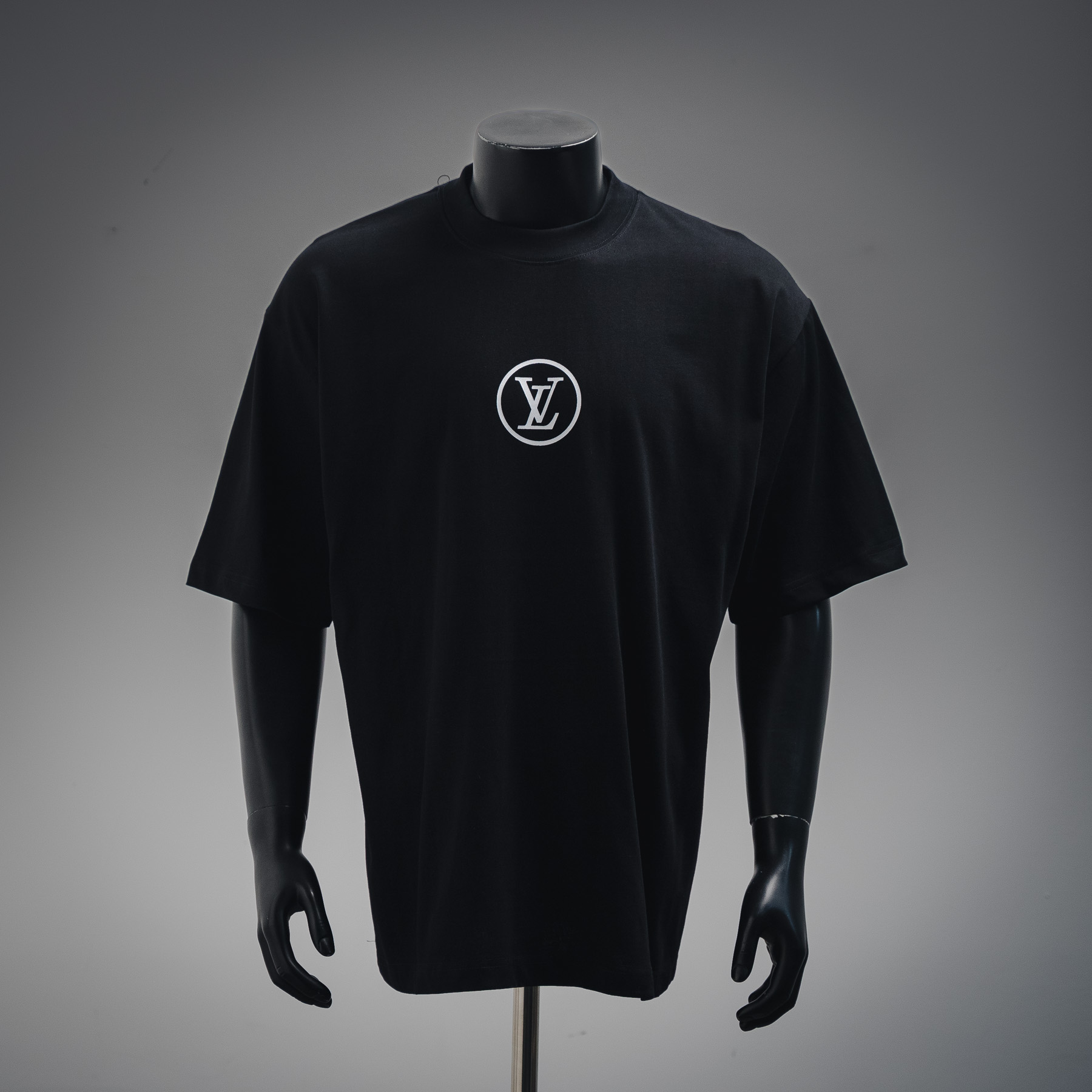 Louis Vuitton/路易威登 25ss 胸口圆圈字母印花短袖
