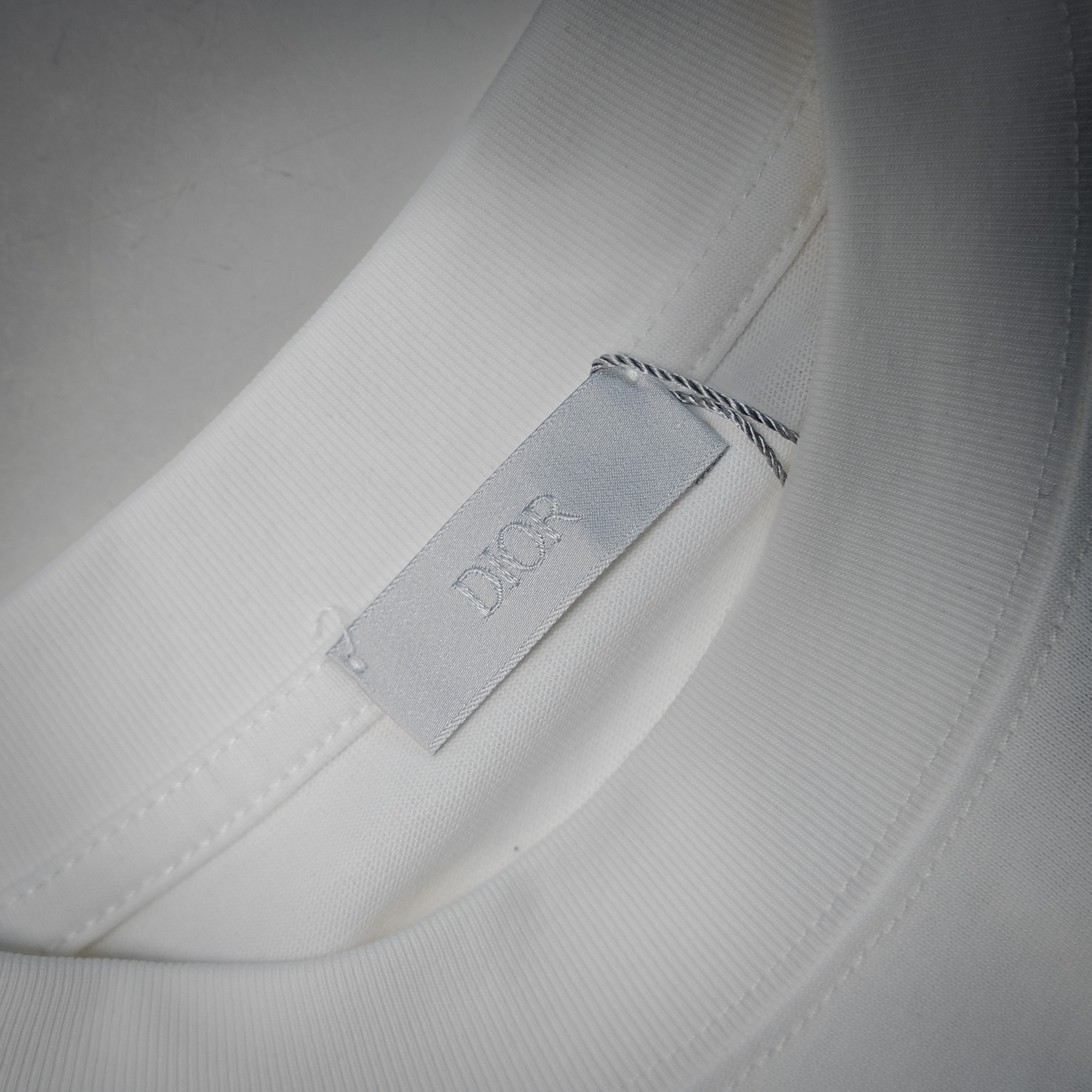 DIOR迪奥CD 25ss1947破损字母印花短袖T恤