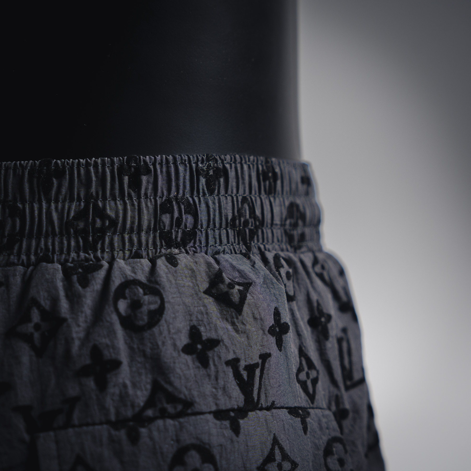 Louis Vuitton/路易威登 25ss 植绒满印提花短裤