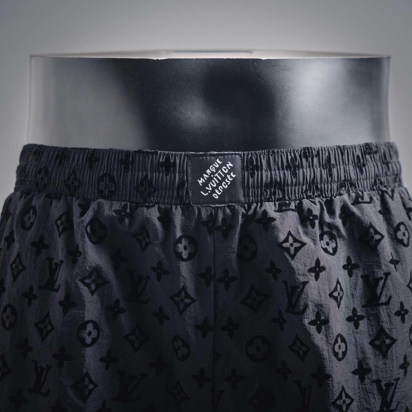 Louis Vuitton/路易威登 25ss 植绒满印提花短裤