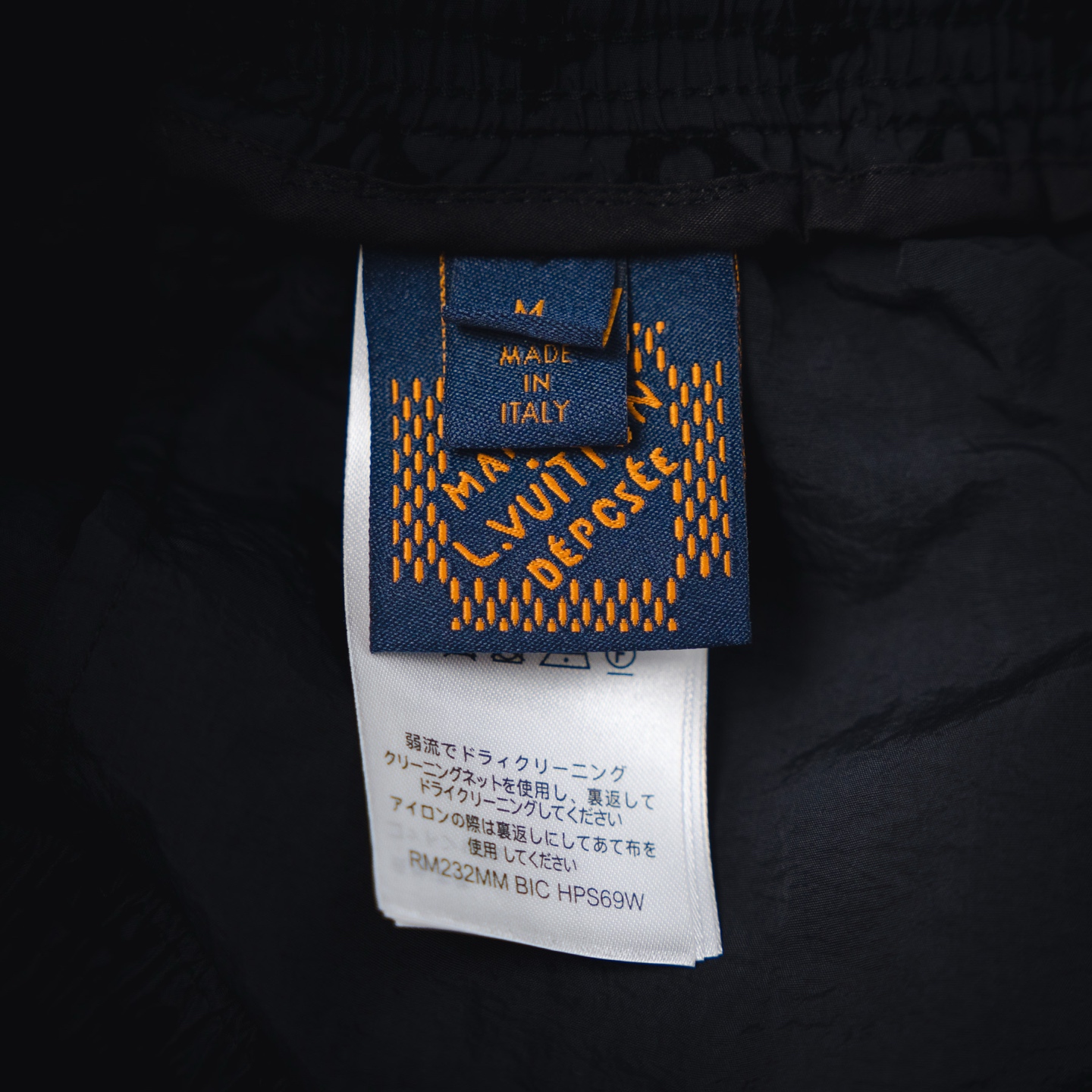 Louis Vuitton/路易威登 25ss 植绒满印提花短裤