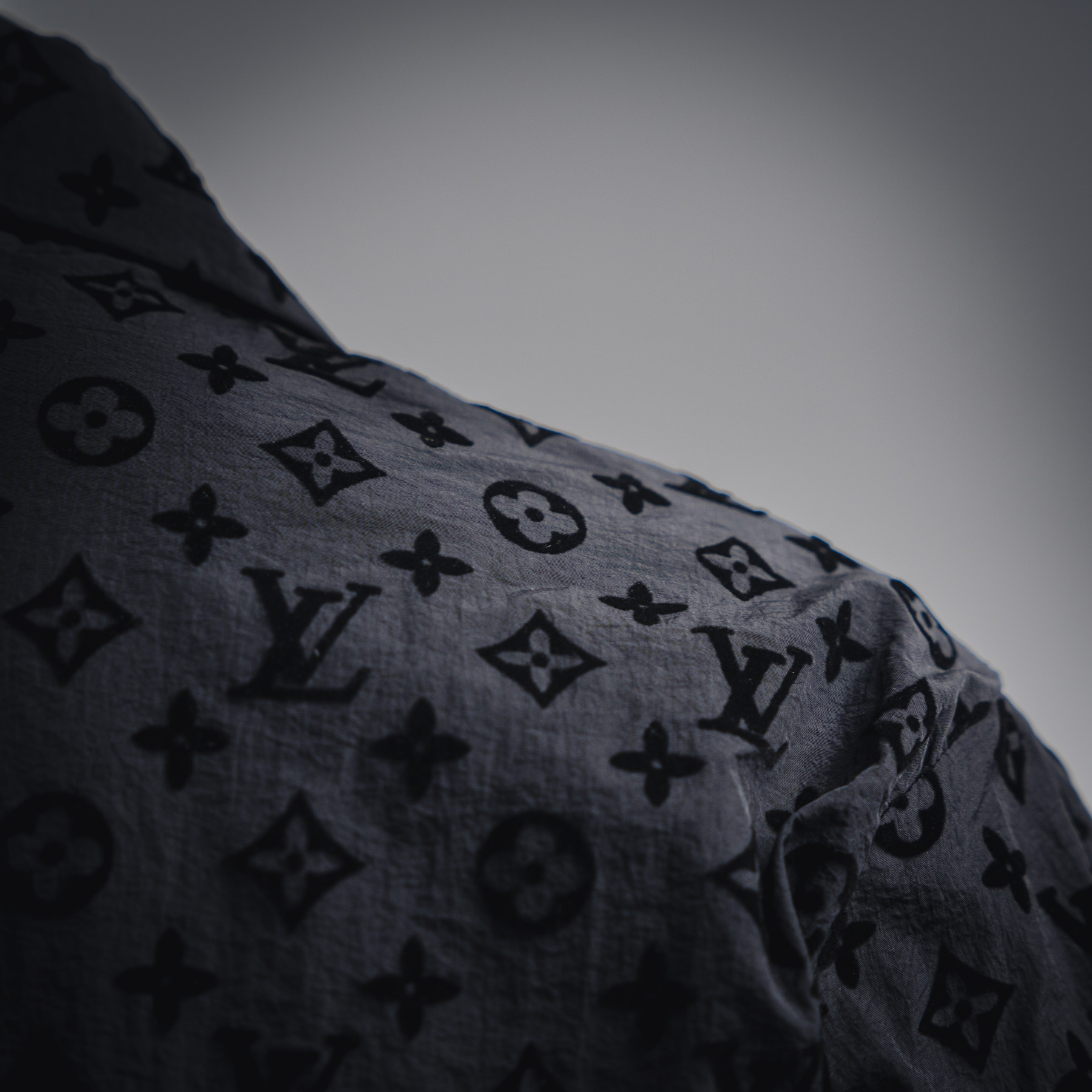 Louis Vuitton/路易威登 25ss 新款植绒满印提花衬衫短袖