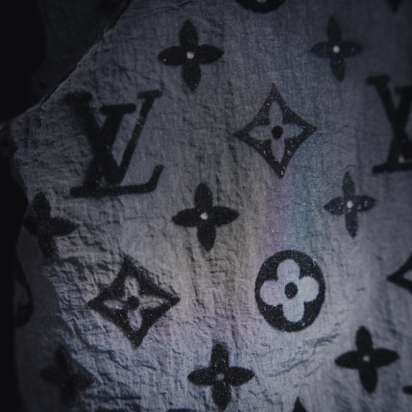 Louis Vuitton/路易威登 25ss 新款植绒满印提花衬衫短袖