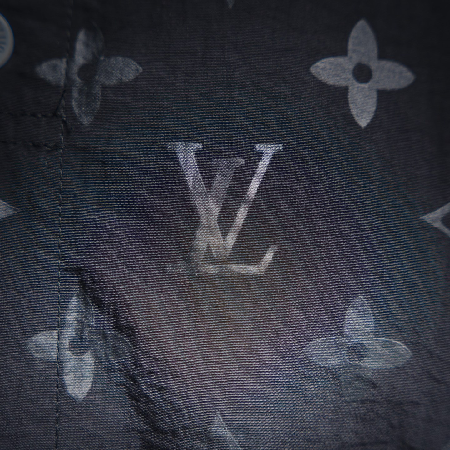 Louis Vuitton/路易威登2025新款 暗纹撞色领提花衬衫