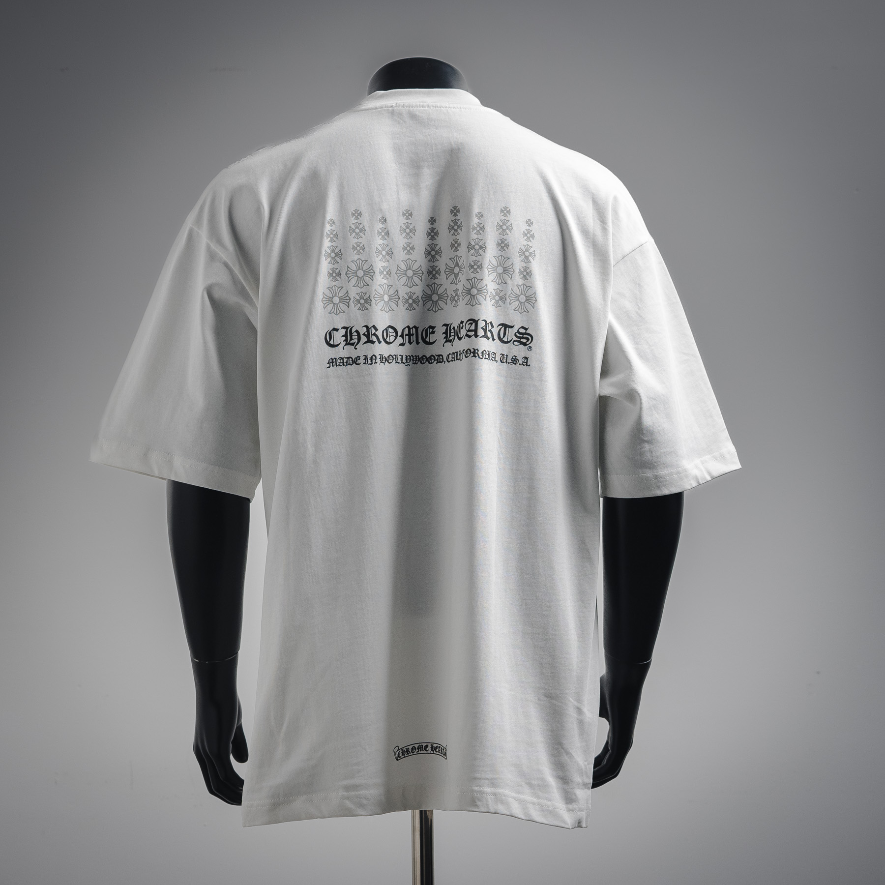 Chrome Hearts 克罗心 25ss条纹十字花短袖T恤黑色 白色-Chinese UA Cheap High Quatity Brand Clothes Bags handbags Sneakers wholesale wholesaler seller from China Factory suppliers Fashion Clothing Shoes best Quality Beautiful Price Chrome Hearts 克罗心 25ss条纹十字花短袖T恤黑色 白色