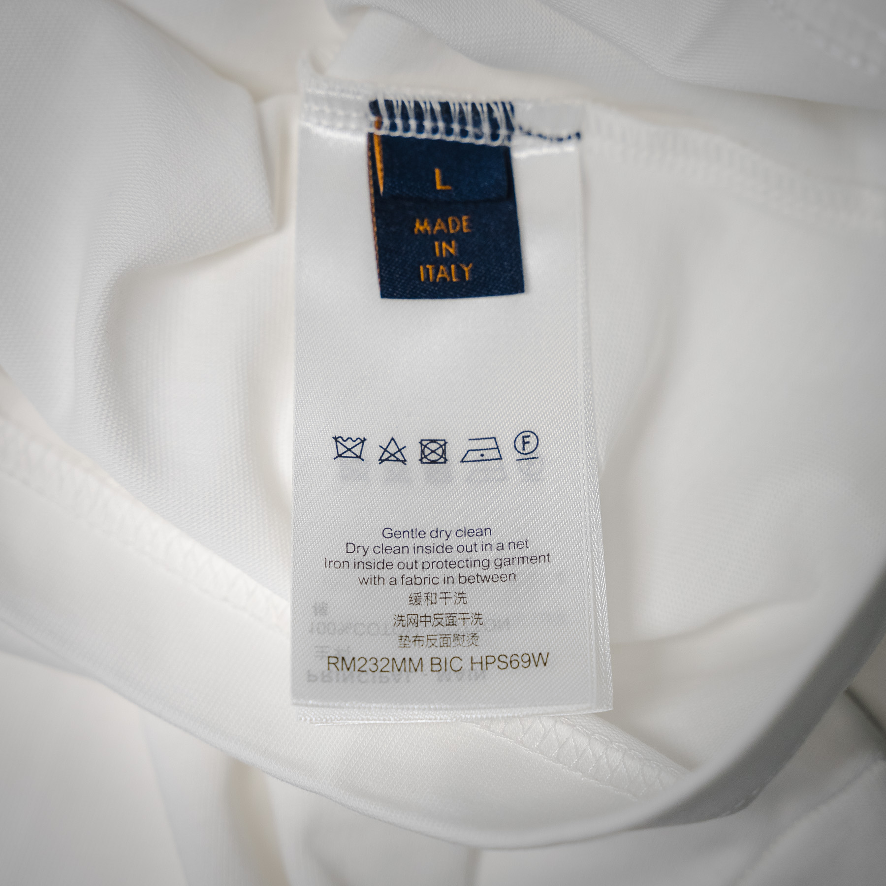 Louis Vuitton/路易威登25ss 刺绣艺术字母logo短袖T恤