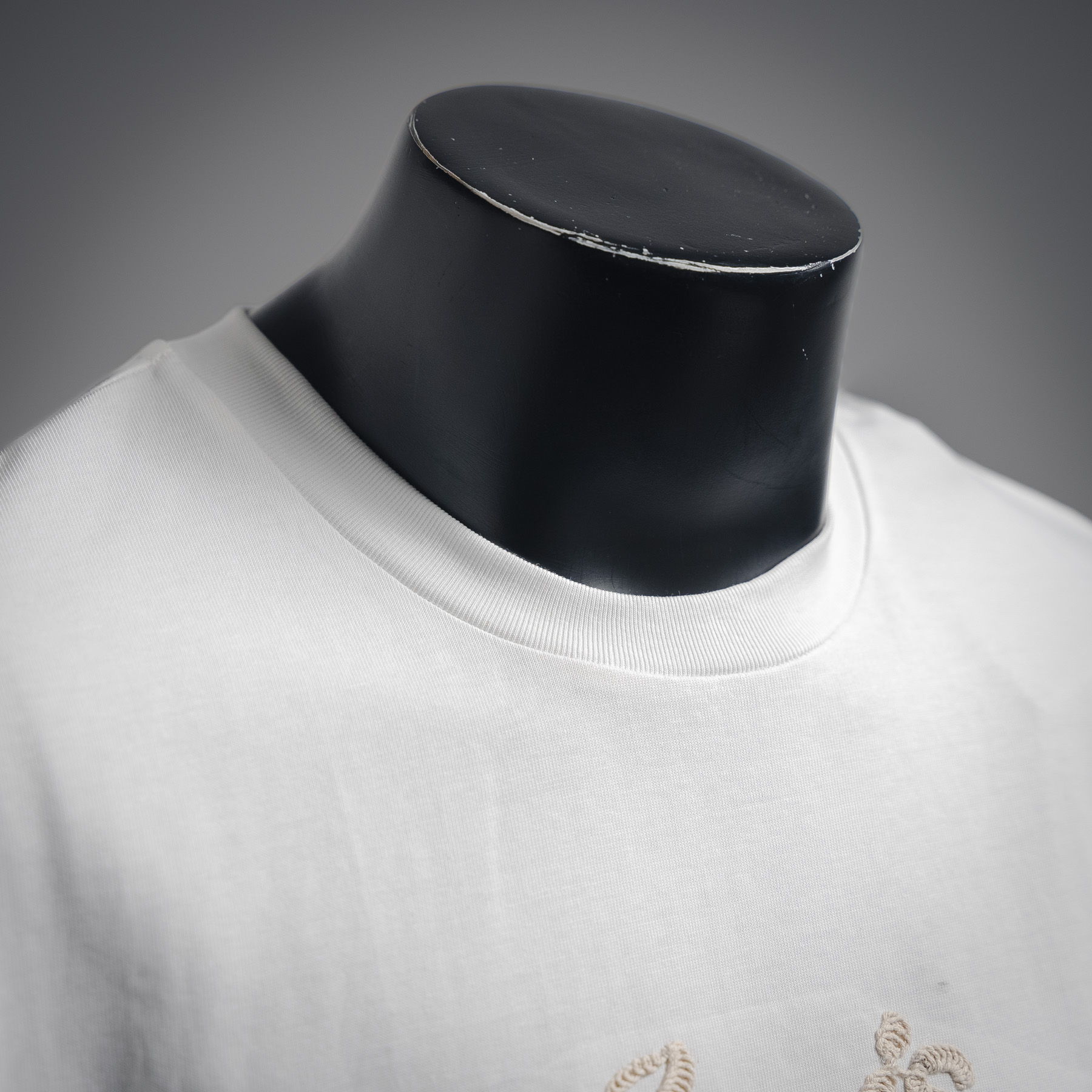 Louis Vuitton/路易威登25ss 刺绣艺术字母logo短袖T恤