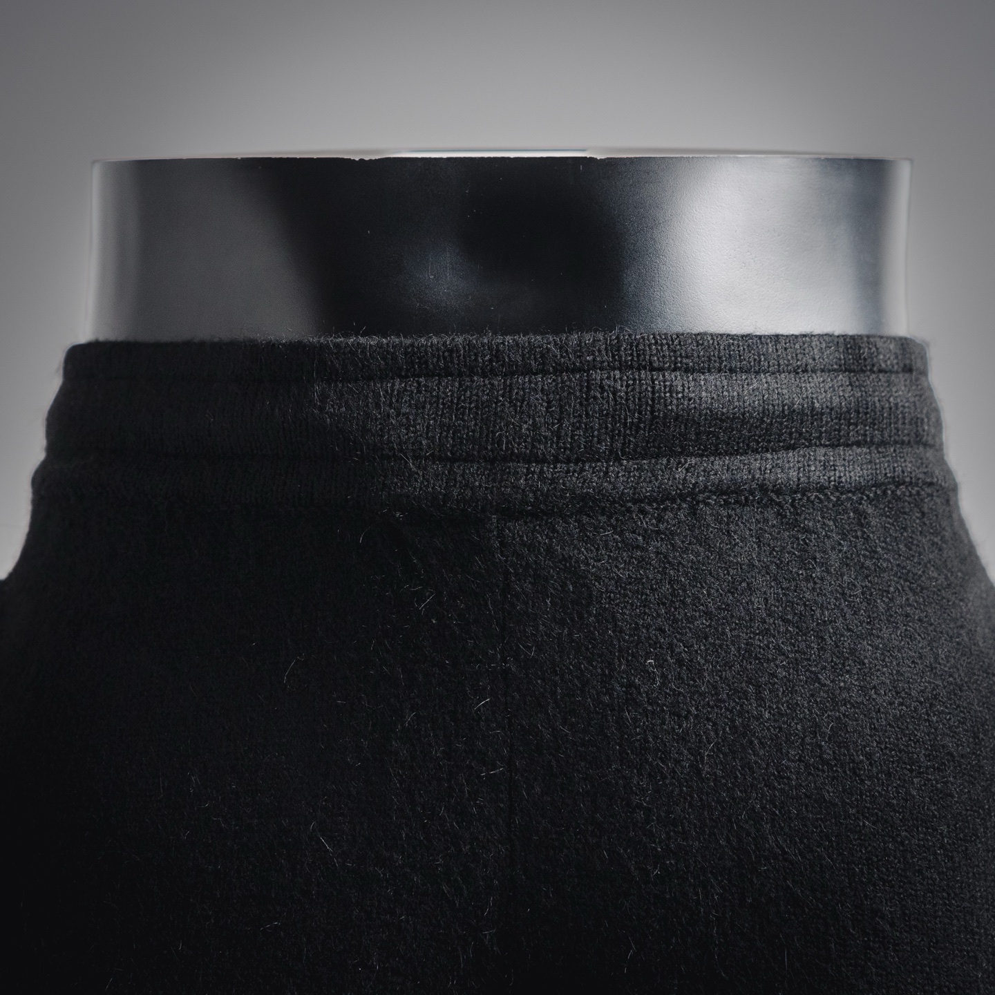 Cole buxton 新款字母标语提花毛线抽绳羊毛短裤 白级绒羊毛裤