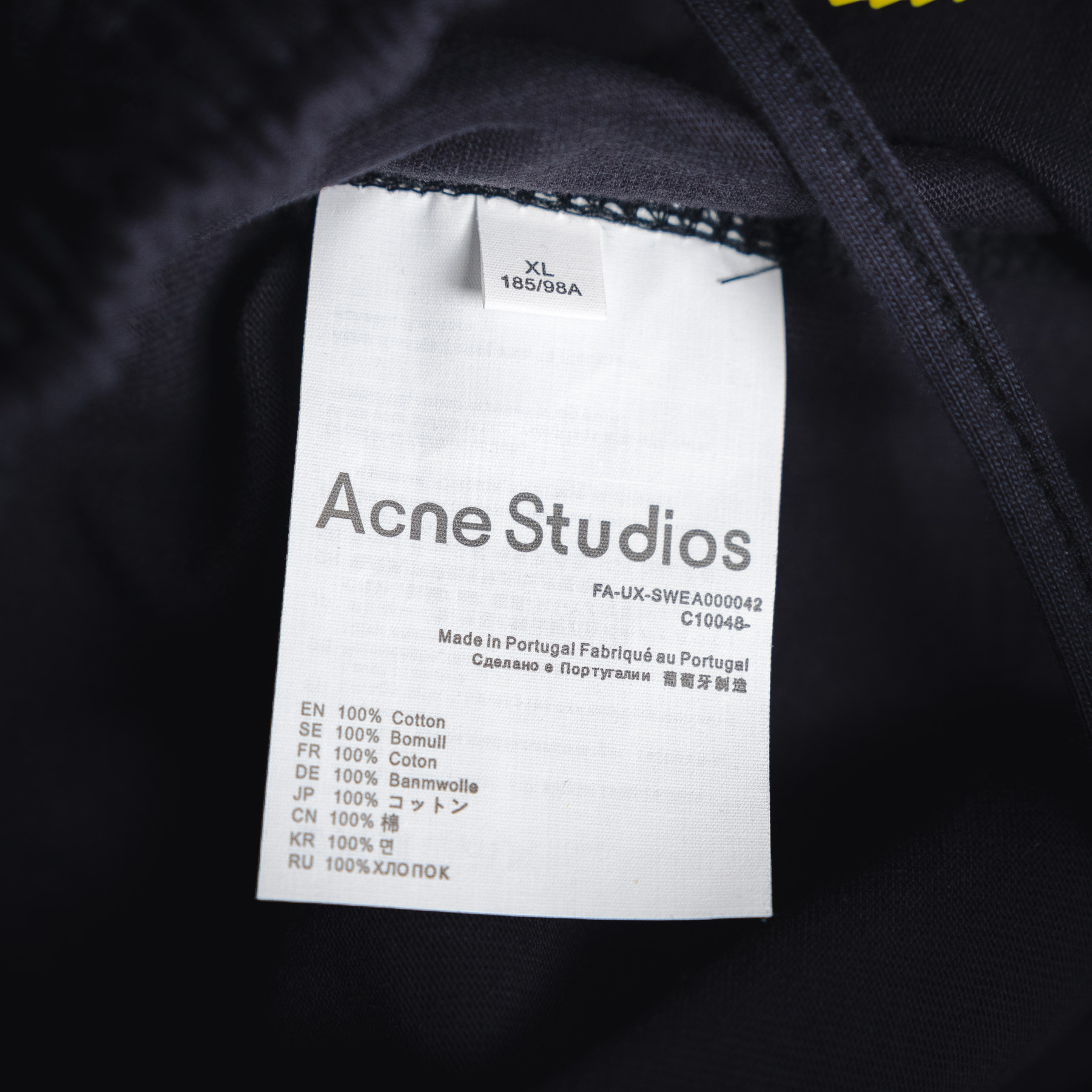 Acne Studion 25ss后背口袋字母logo 短裤 风格字母印花小LOGO短裤