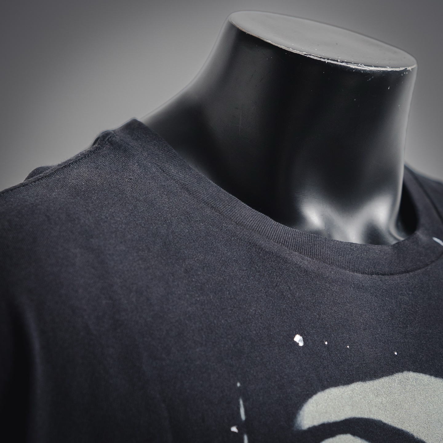 SAINT Mxxxxxx红眼人脸复古vintage做旧短袖T恤