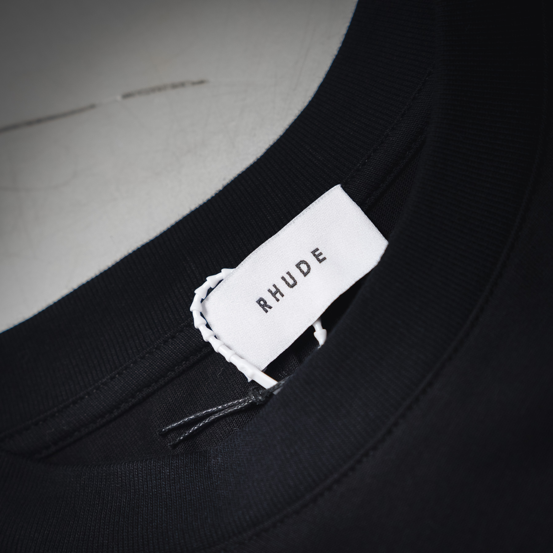 RHUDE万宝路25ss复古logo印花标语短袖T恤