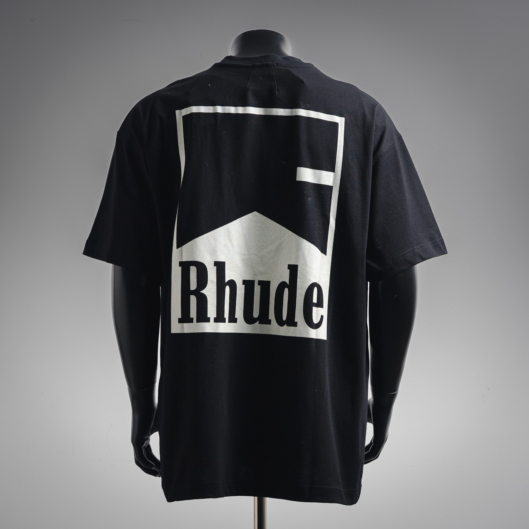 RHUDE万宝路25ss复古logo印花标语短袖T恤