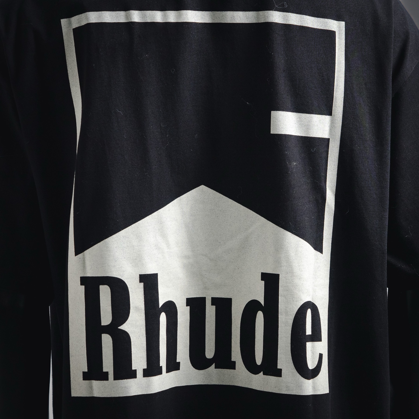 RHUDE万宝路25ss复古logo印花标语短袖T恤