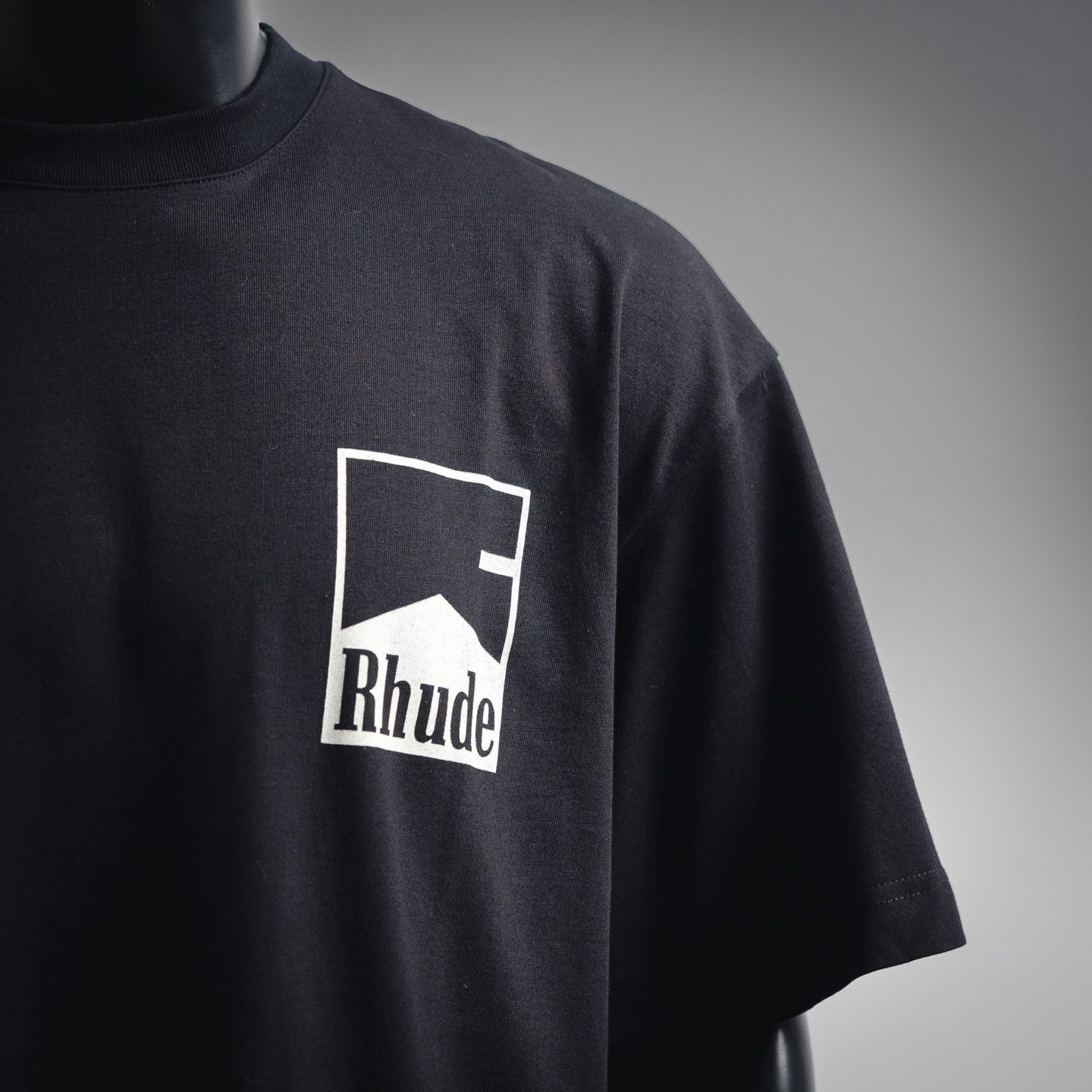 RHUDE万宝路25ss复古logo印花标语短袖T恤