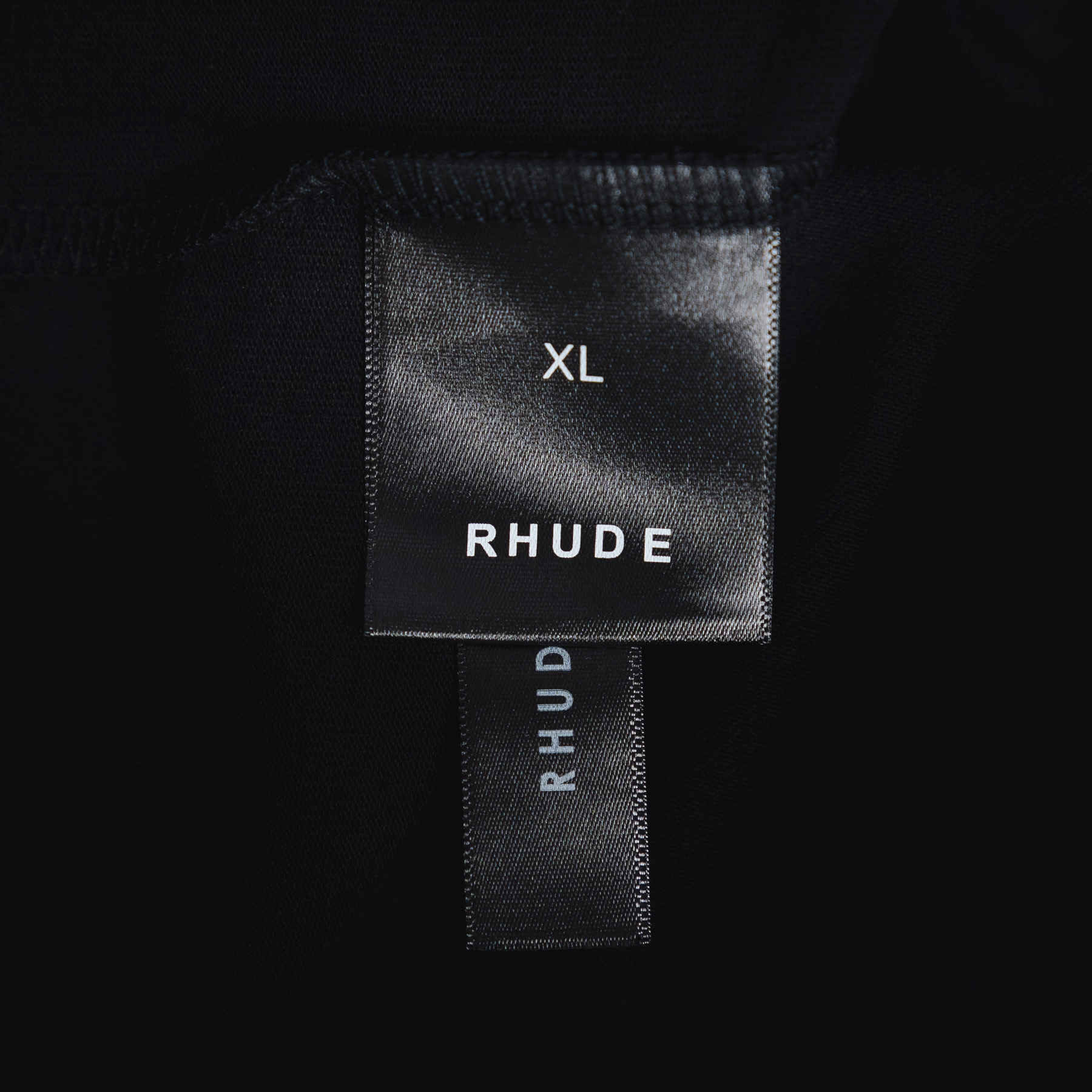 RHUDE万宝路25ss复古logo印花标语短袖T恤