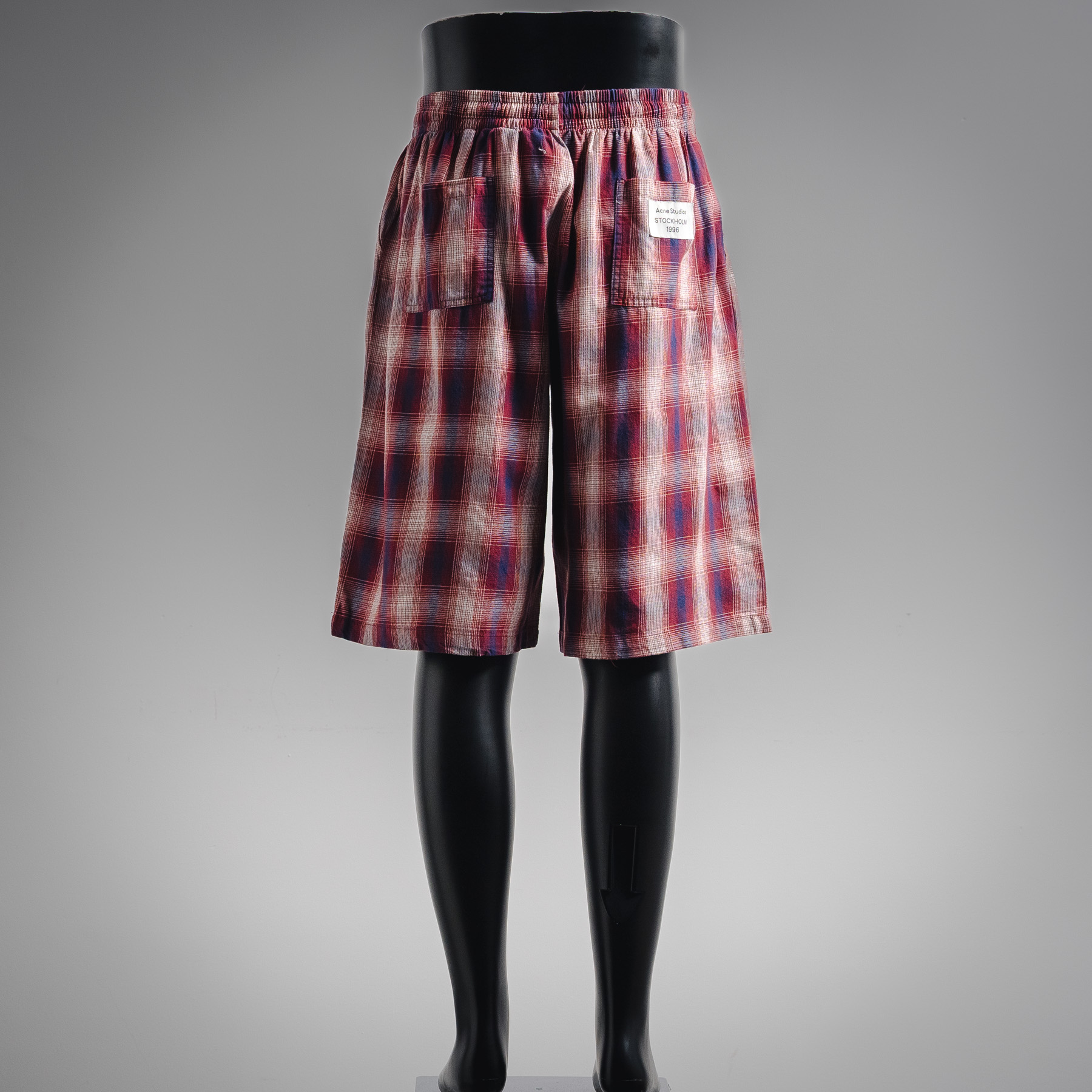 Acne Studios 25ss 红白格短裤