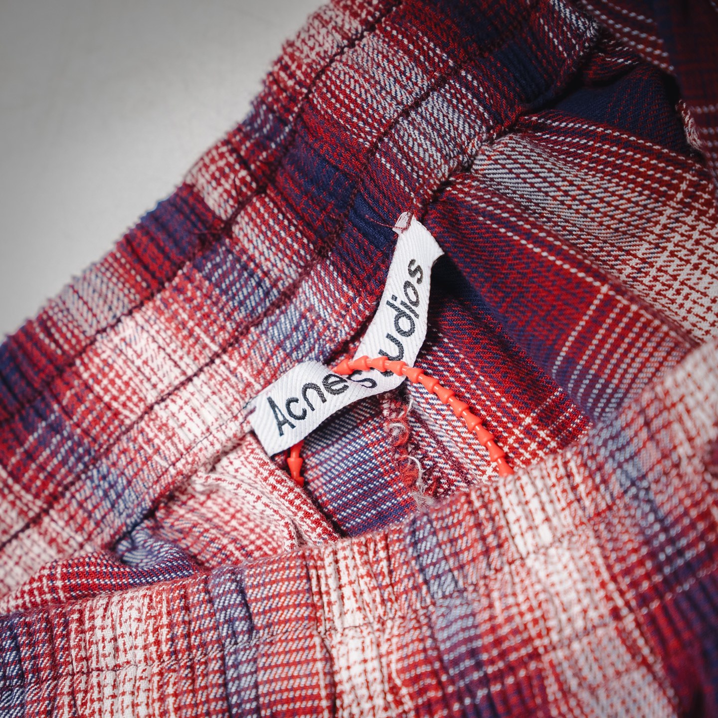 Acne Studios 25ss 红白格短裤