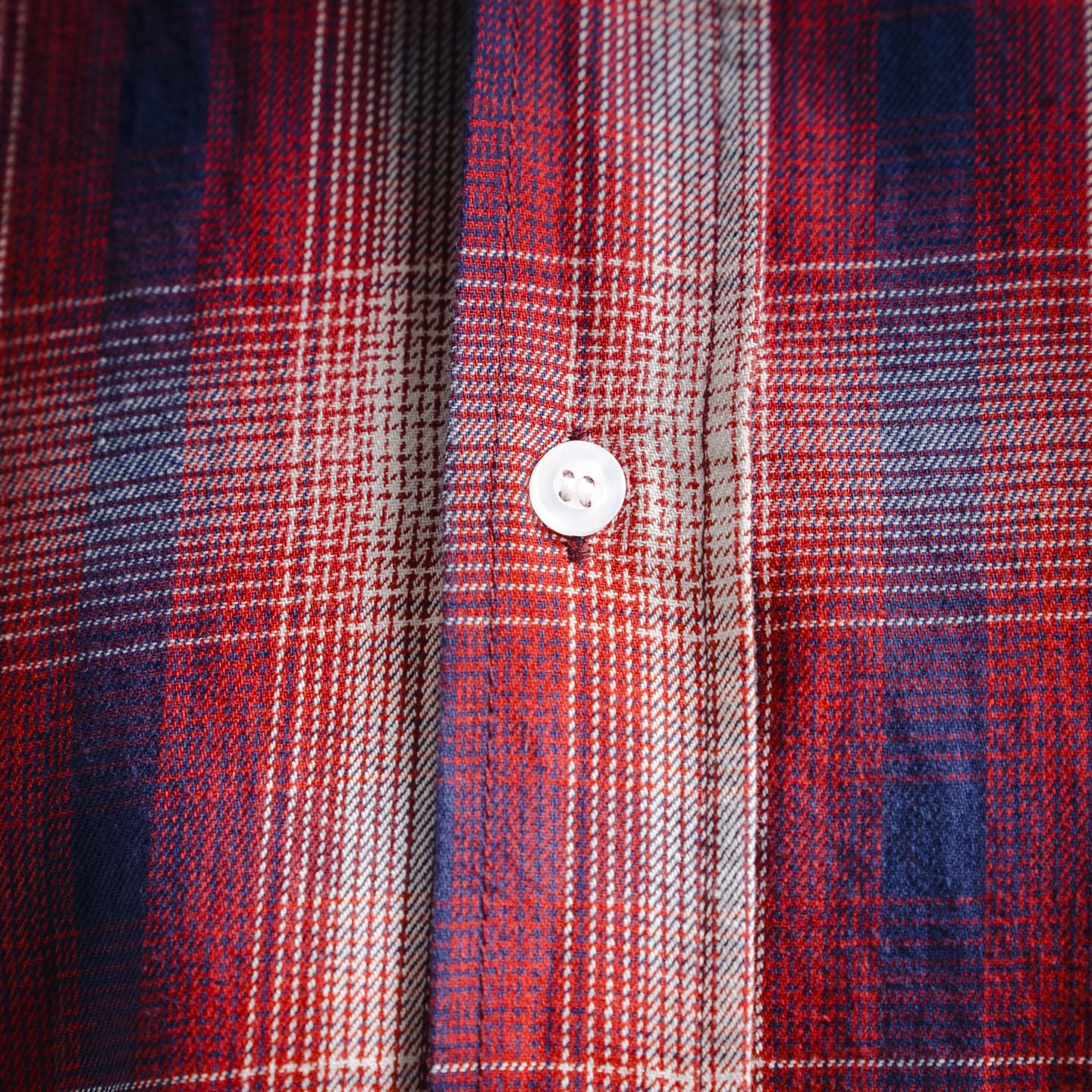 Acne Studios 25ss 红白格纹短袖衬衫