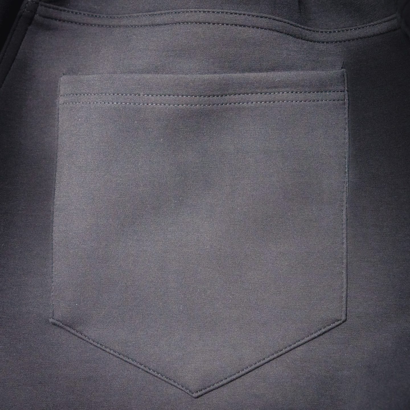 ANDEND韩小众太空棉立体过膝七分廓形卫裤