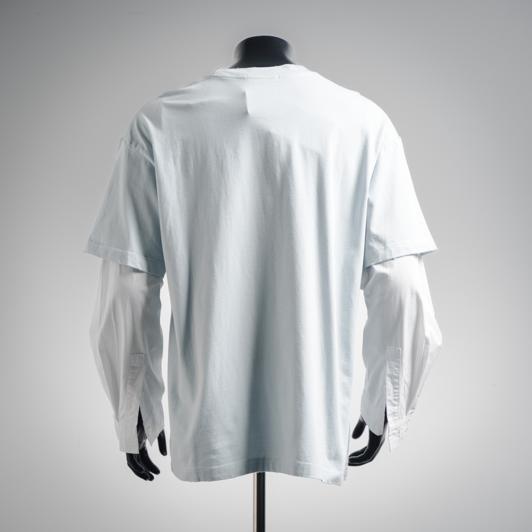 Acne Studios 25ss AC 做旧磨烂假两件字母印花长袖T恤