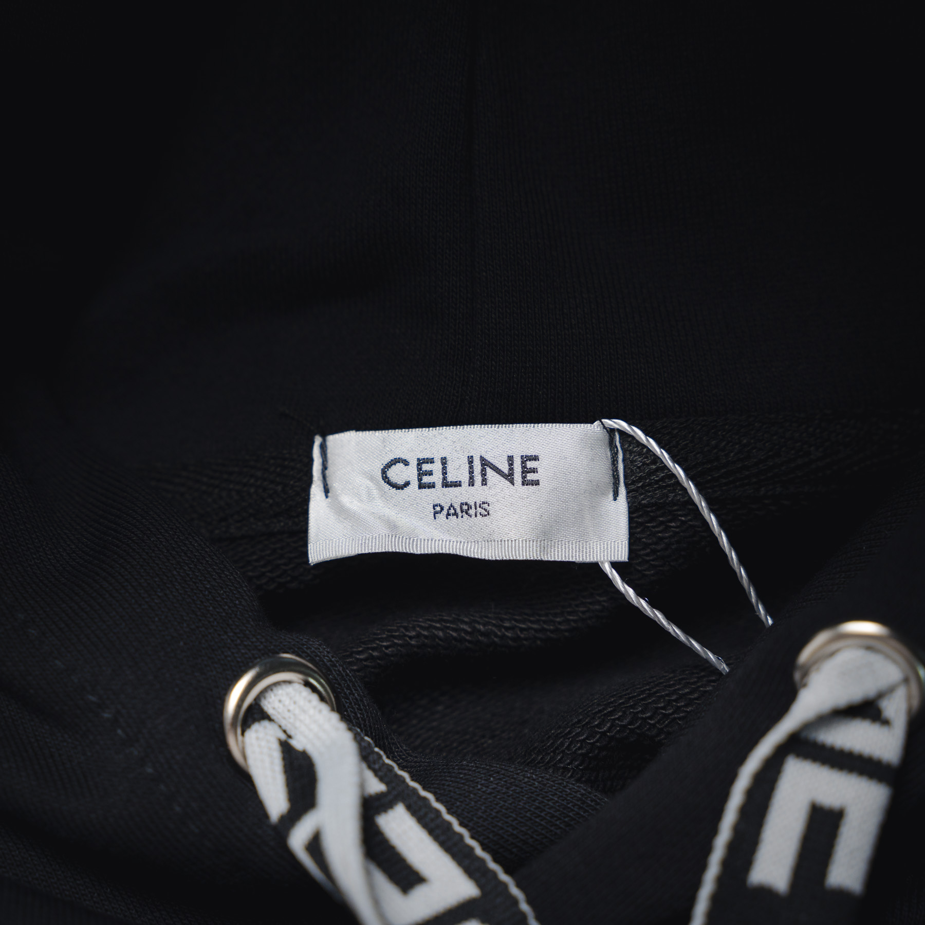 CELINE/赛琳 25ss织带字母连帽卫衣-Chinese UA Cheap High Quatity Brand Clothes Bags handbags Sneakers wholesale wholesaler seller from China Factory suppliers Fashion Clothing Shoes best Quality Beautiful Price CELINE/赛琳 25ss织带字母连帽卫衣