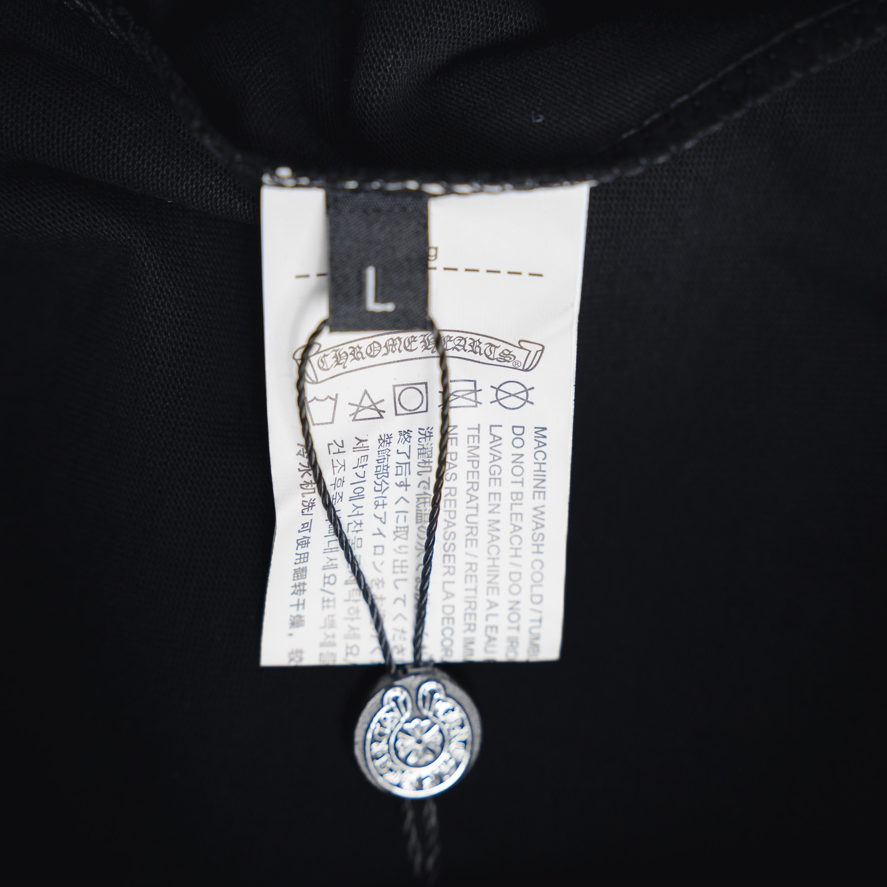 Come hearts/克罗心CH 25ss后背十字架圆领长袖黑色/白色-High Quatity Cheap Brand wholesale wholesaler seller Clothes Bags handbags Sneakers Top Fashion Clothing Shoes from China Factory Chinese suppliers best Quality Beautiful Price Come hearts/克罗心CH 25ss后背十字架圆领长袖黑色/白色