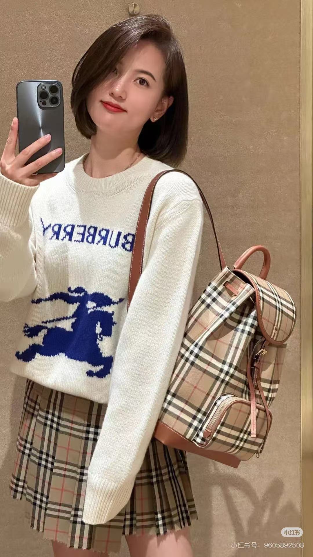 Burberry巴宝莉BBR 25ss马术骑士徽标圆领针织毛衣 上身集合