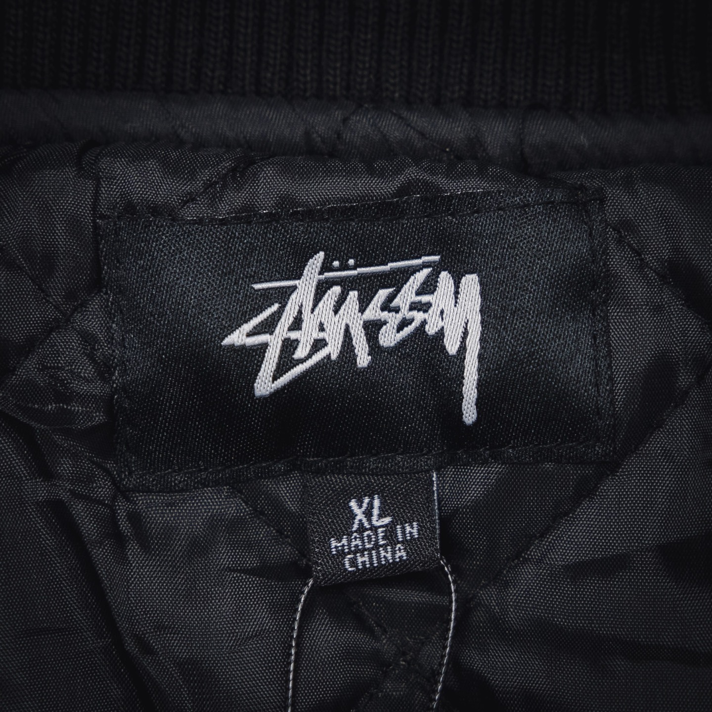 斯图西 Dries Van Noten x Stussy 22FW联名款 夹棉棒球服外套