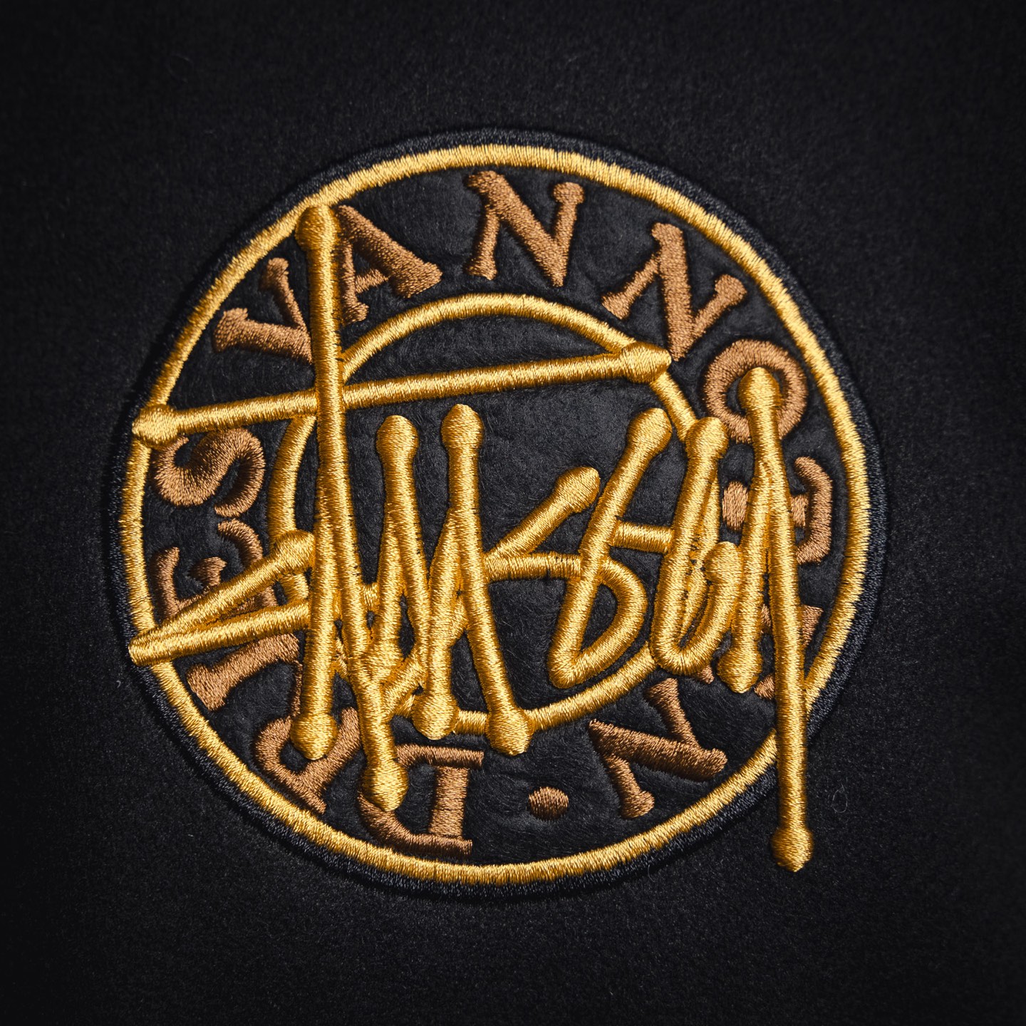 斯图西 Dries Van Noten x Stussy 22FW联名款 夹棉棒球服外套