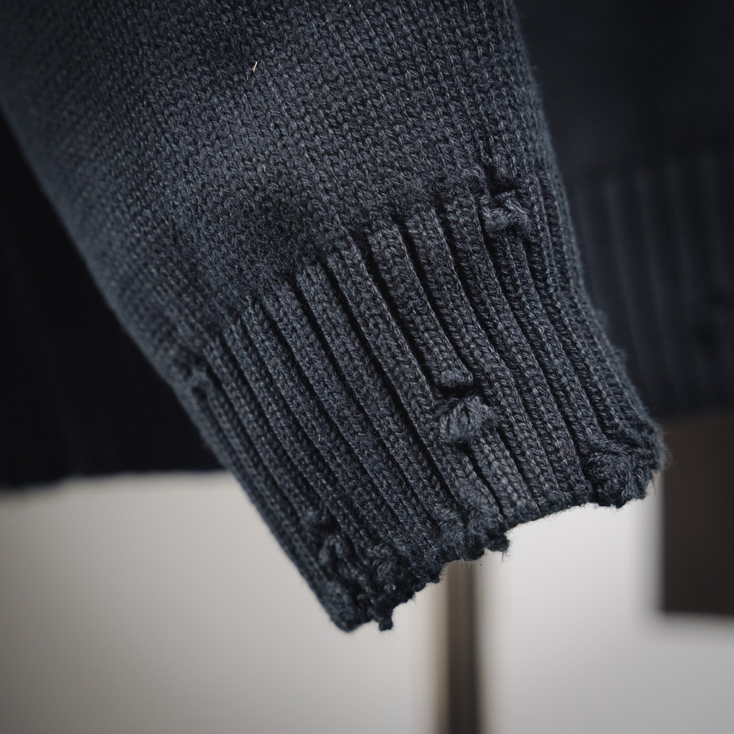 BALENCIAGA/巴黎世家新25ss火焰图腾拉链毛衣