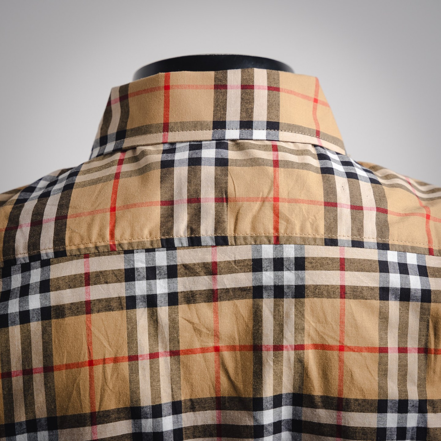 Burberry/巴宝莉BBR 25ss经典款霓虹彩虹条长袖衬衫