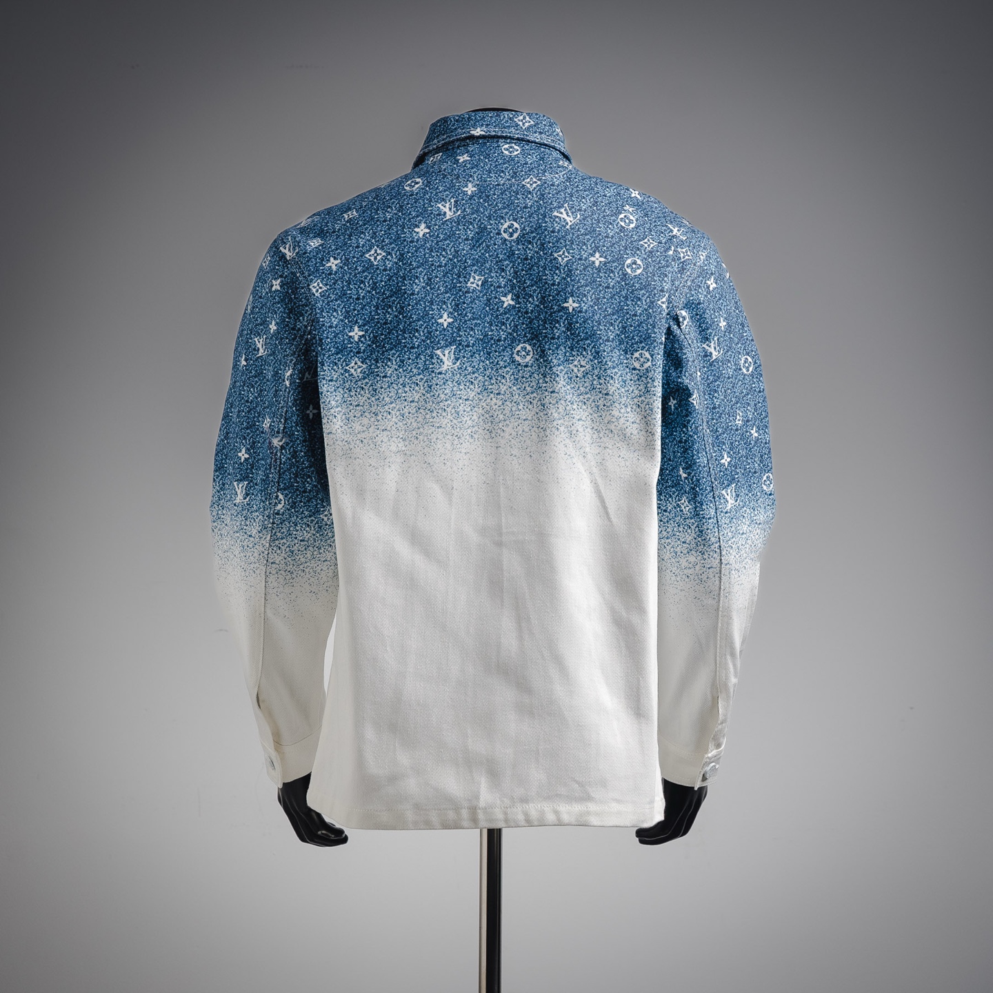 Louis Vuitton 路易威登25ss星空渐变LV牛仔衬衫拼色衬衫外套