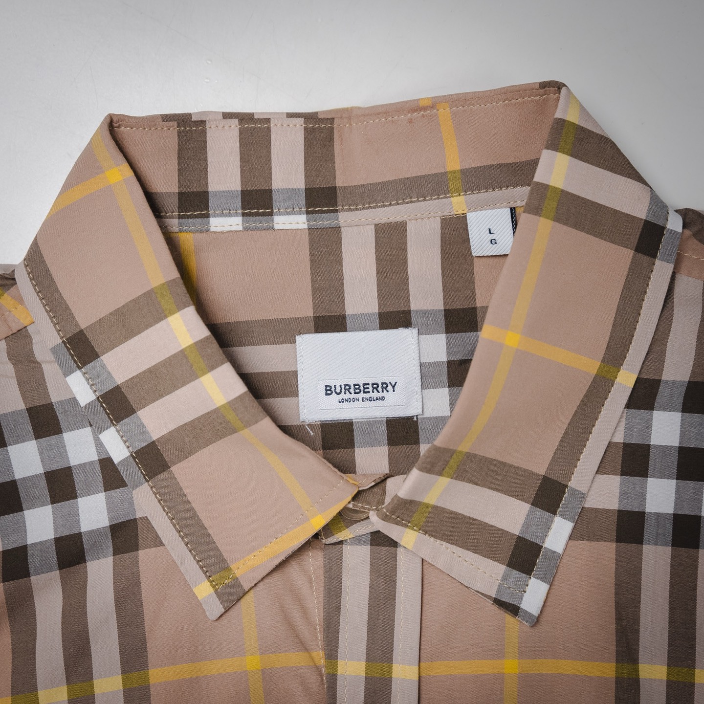 Burberry/巴宝莉 BBr 25ss新款条纹长袖衬衫