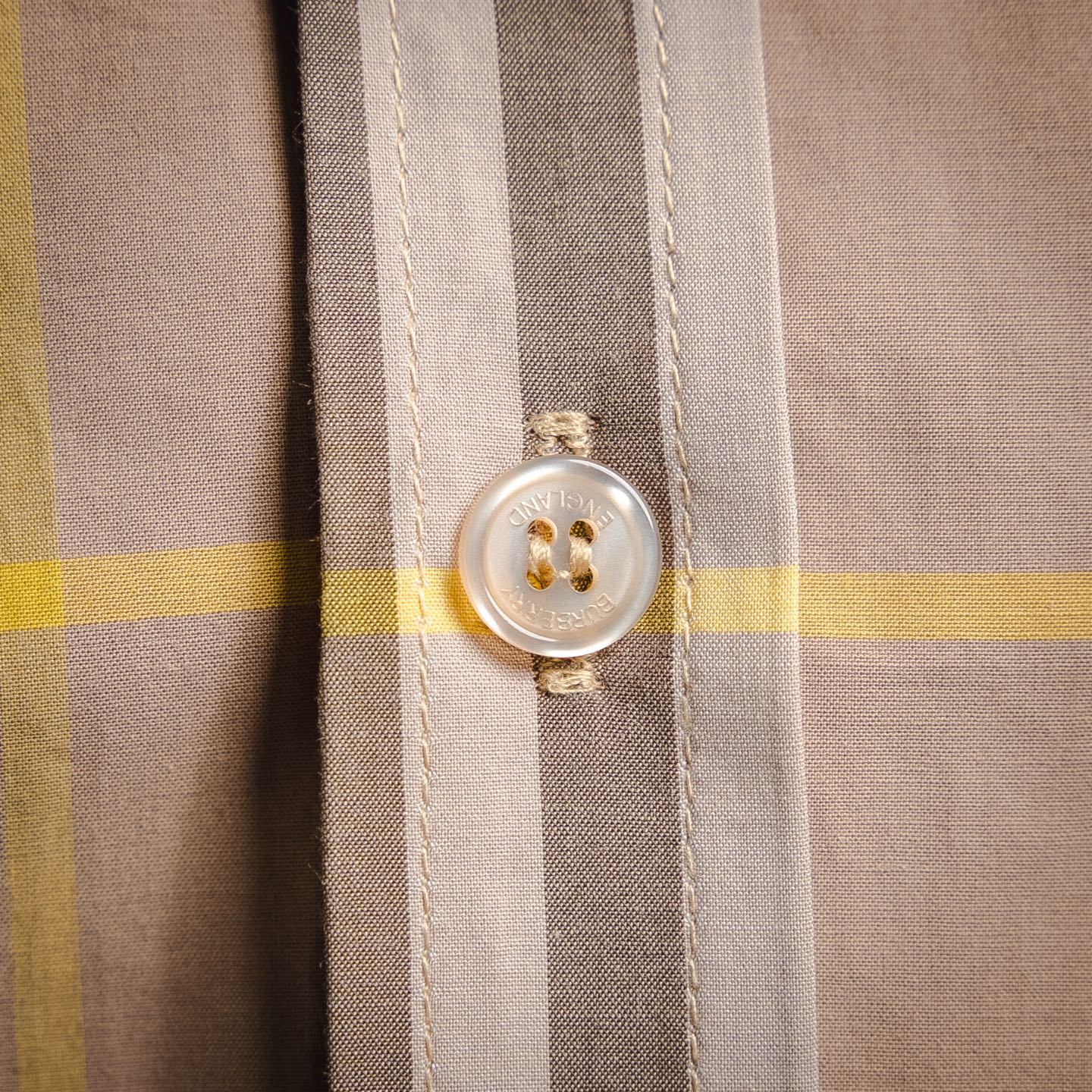 Burberry/巴宝莉 BBr 25ss新款条纹长袖衬衫