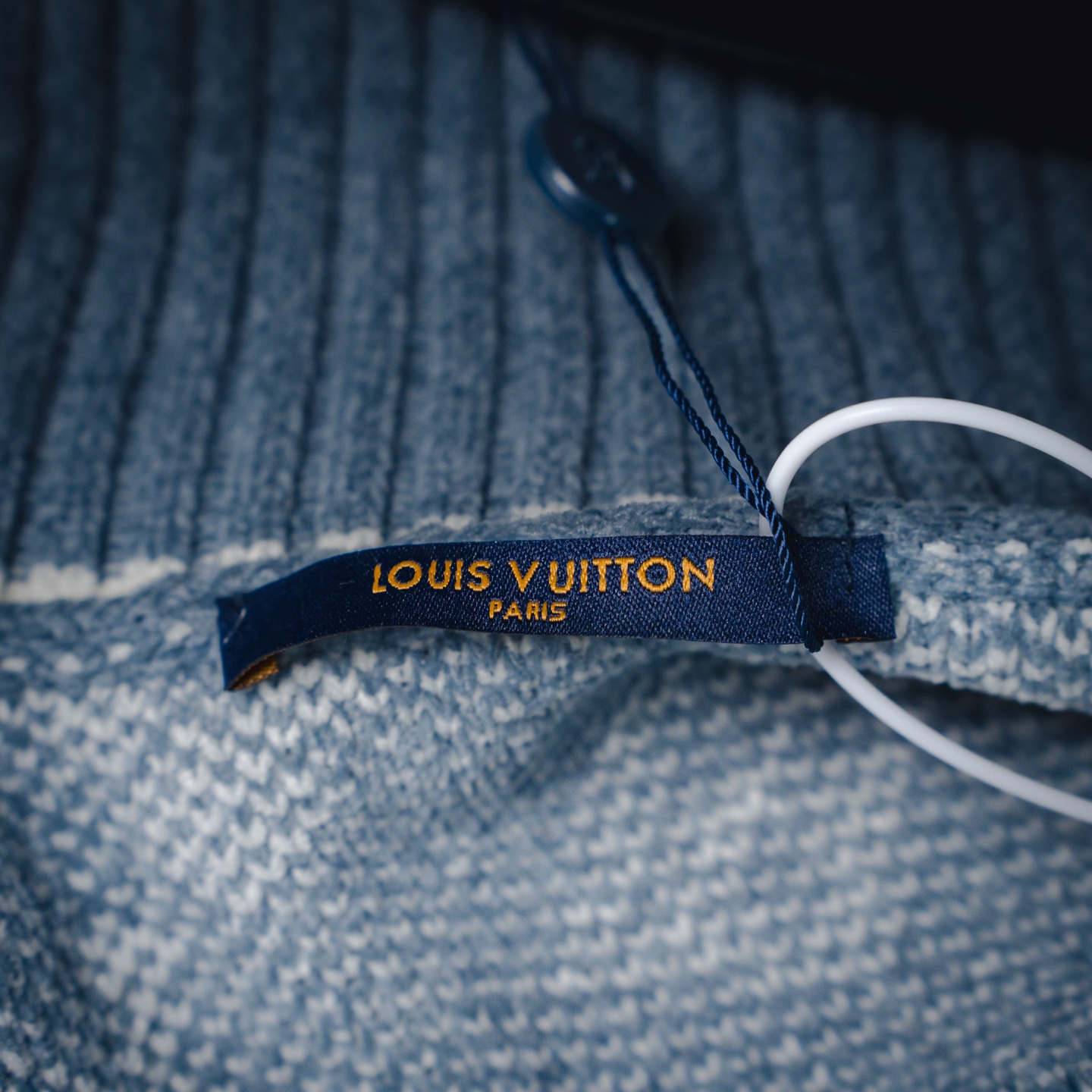 Louis Vuitton路易威登LV 25ss满印提花标识logo拉链开衫毛衣