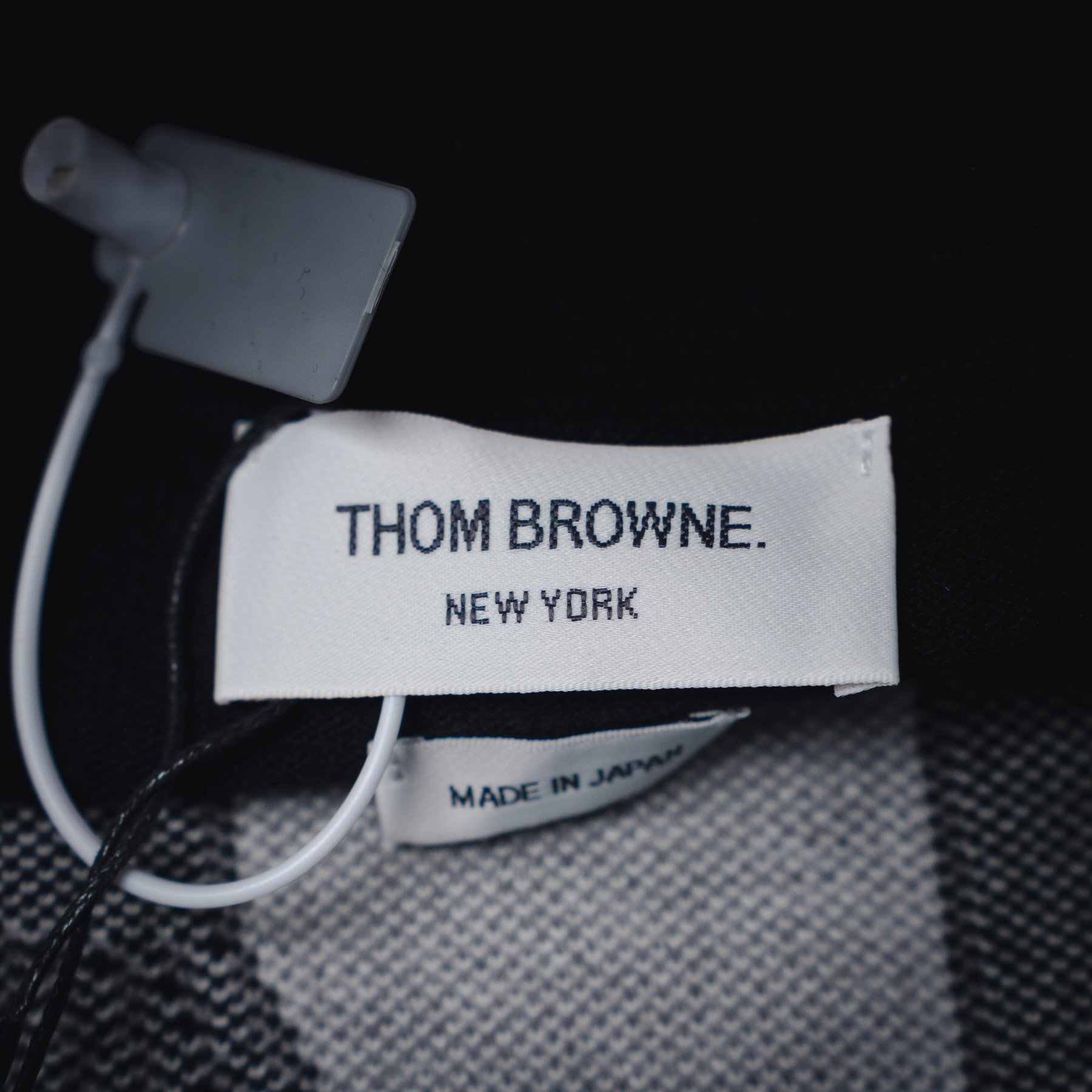 ThomBrowne TB 25ss煎饼人图案开衫外套毛衣
