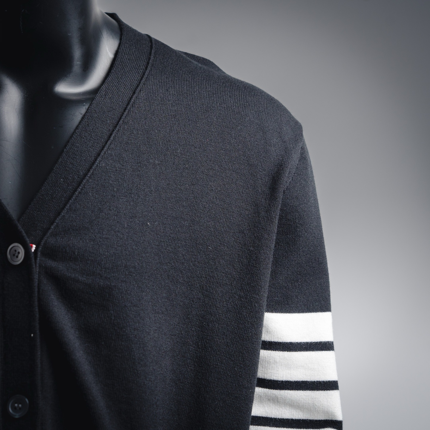 ThomBrowne TB 25ss煎饼人图案开衫外套毛衣