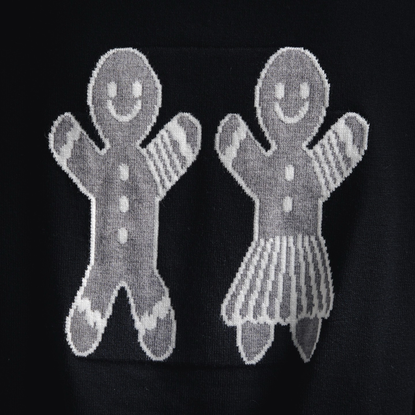 ThomBrowne TB 25ss煎饼人图案开衫外套毛衣