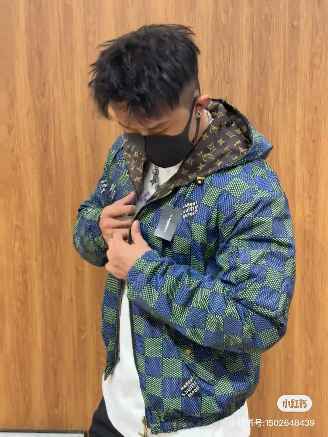 Louis Vuitton 路易威登 1v 25ss双面穿大棋盘格夹克外套 上身集合