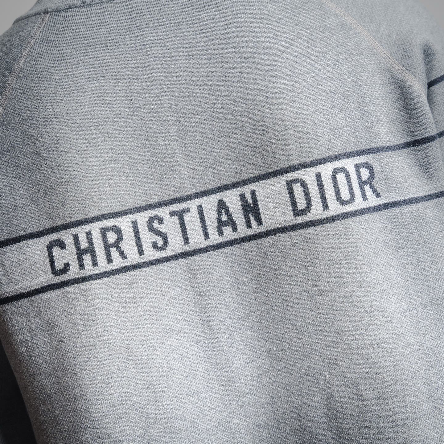 DIOR/迪奥25FW 老花双面穿满印提花圆领毛衣