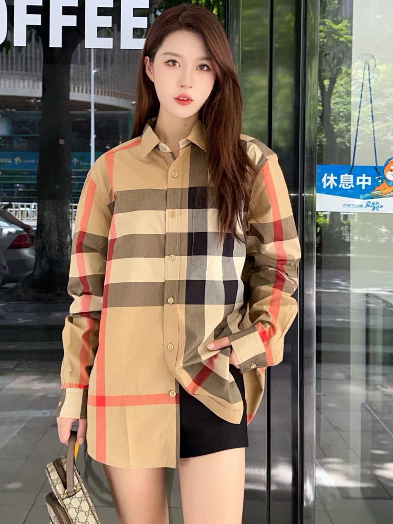Burberry/巴宝莉 BBR25ss经典大格纹衬衫 上身集合