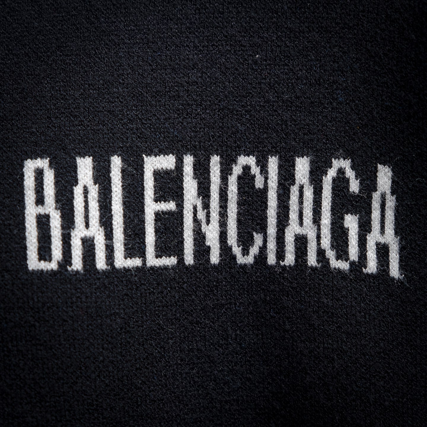 Balenciaga 巴黎世家BLCG25ss新款提花可乐字母针织衫毛衣 黑色 蓝色