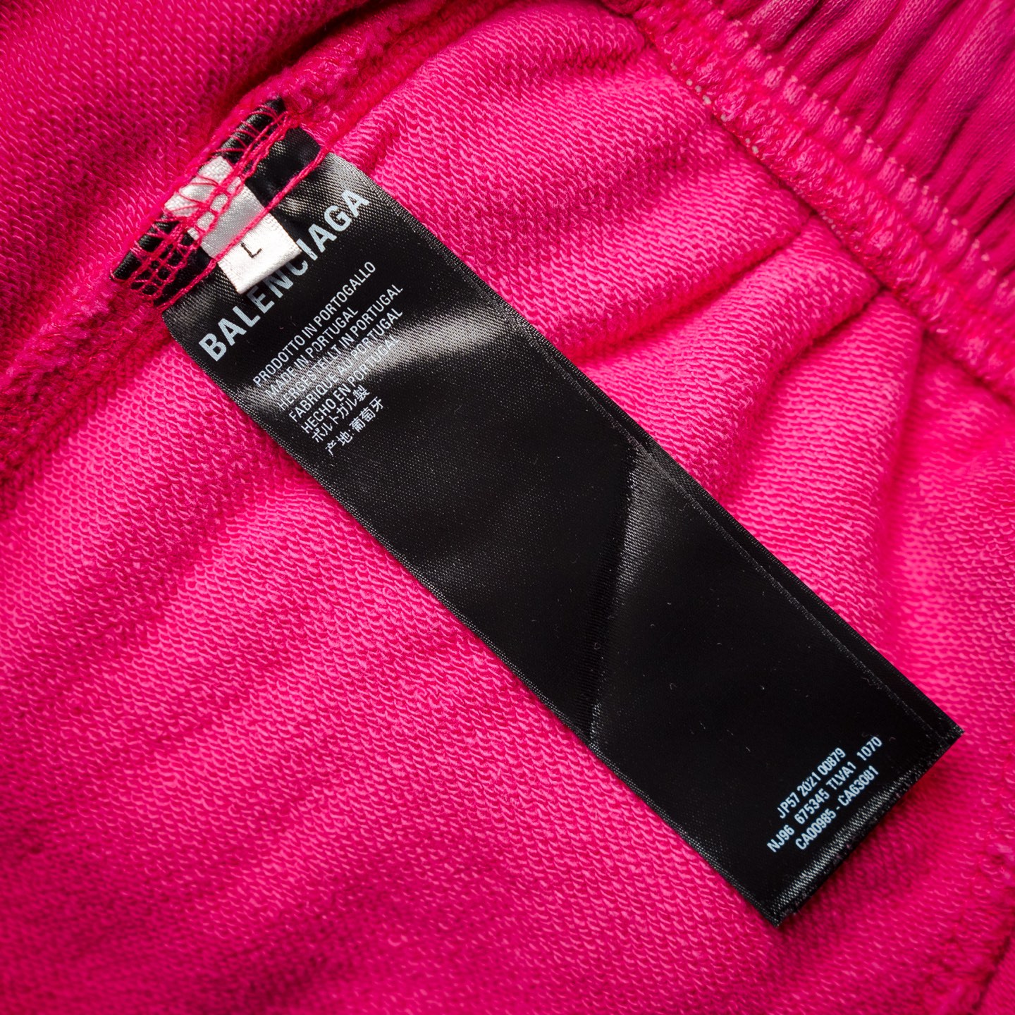 Balenciaga/巴黎世家 BLCG23ss重工洗水扎染炒雪花可乐刺绣阔腿长裤