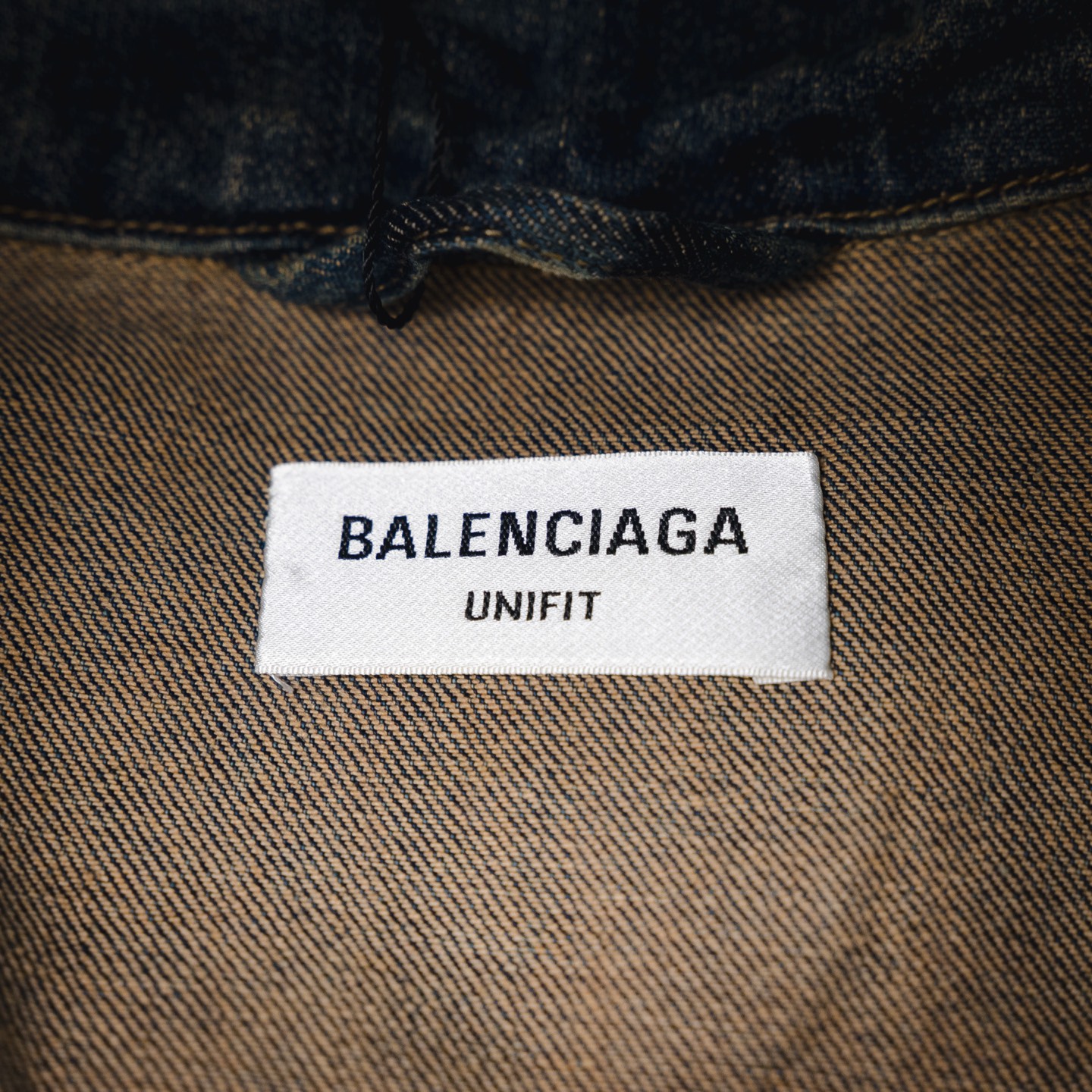 Balenciaga/巴黎世家 23Fw 双B手绘涂鸦印花牛仔外套 水洗蓝